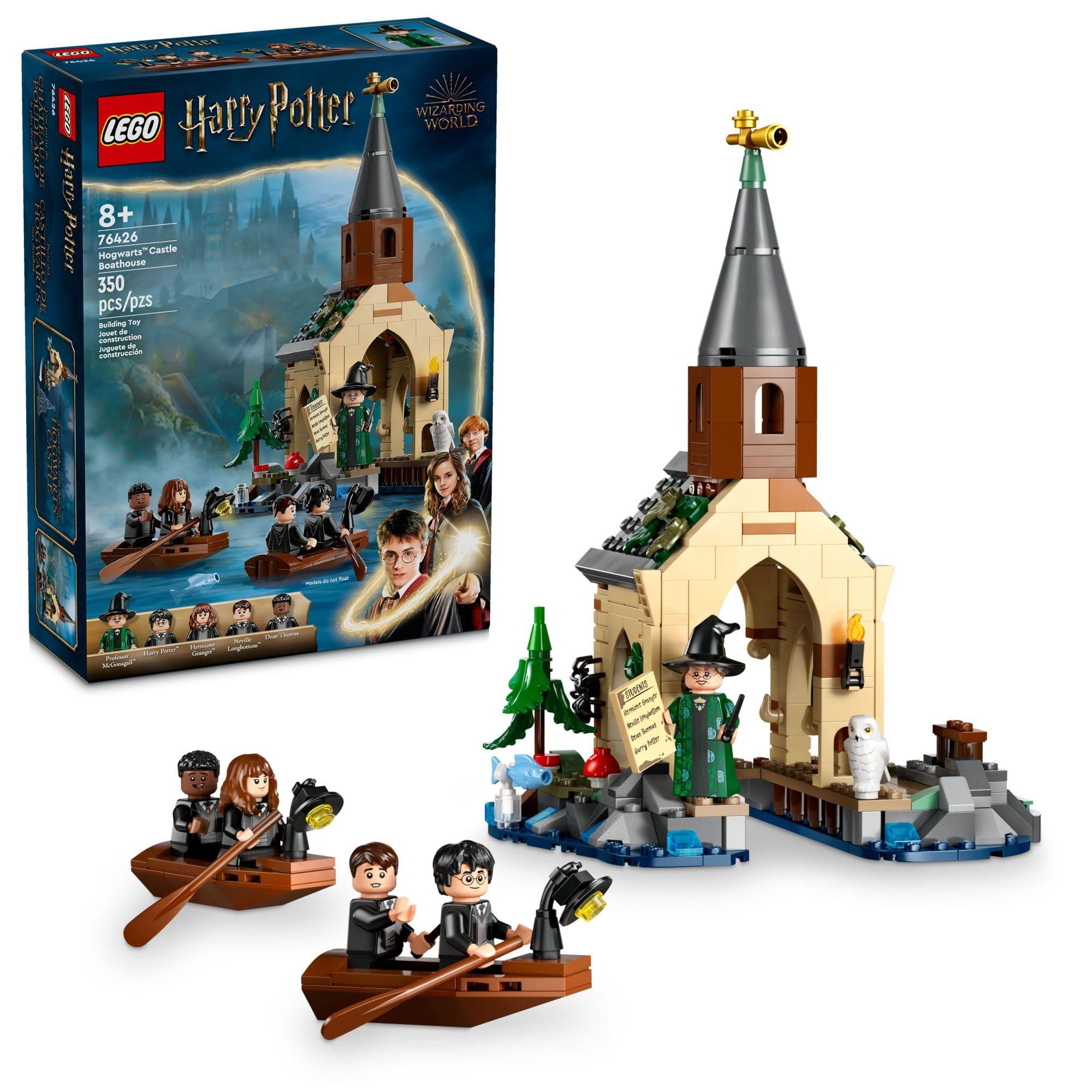 LEGO Harry Potter Hogwarts Boat House Building Toys - Harry Potter Toys for Kids, Girls & Boys, Age 8+ - Birthday Gift with 5 Minifigures - 76426 - Image 1