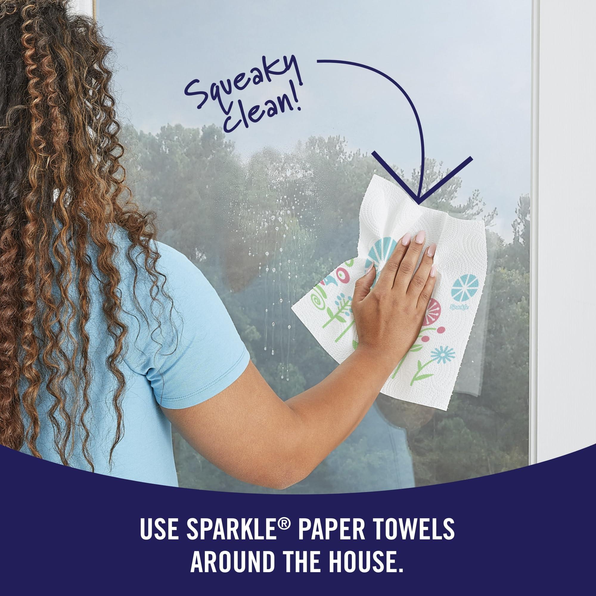 Sparkle Pick-A-Size Paper Towels, Spirited Prints, 6 Double Rolls = 12 Regular Rolls, Everyday Value Paper Towel With Full And Half Sheets - Image 14