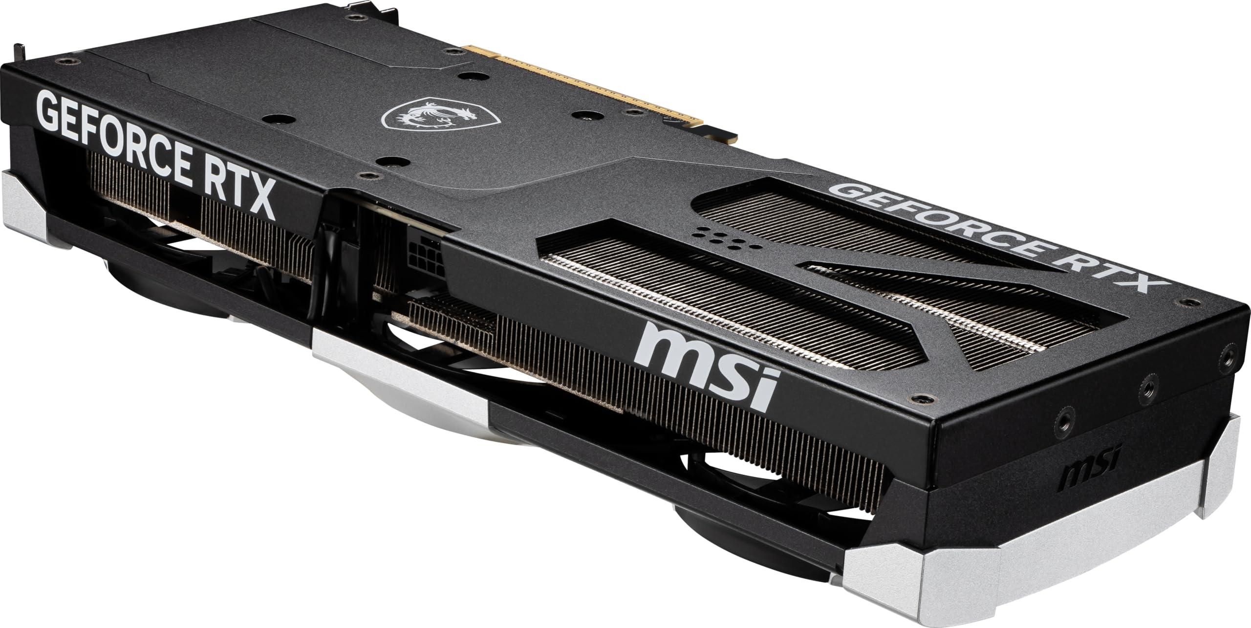 MSI Gaming RTX 5070 Ti 16G Ventus 3X OC Graphics Card (16GB GDDR7, 256-bit, Extreme Performance: 2497 MHz, DisplayPort x 3 2.1a, HDMI 2.1b, NVIDIA Blackwell Architecture) - Image 4