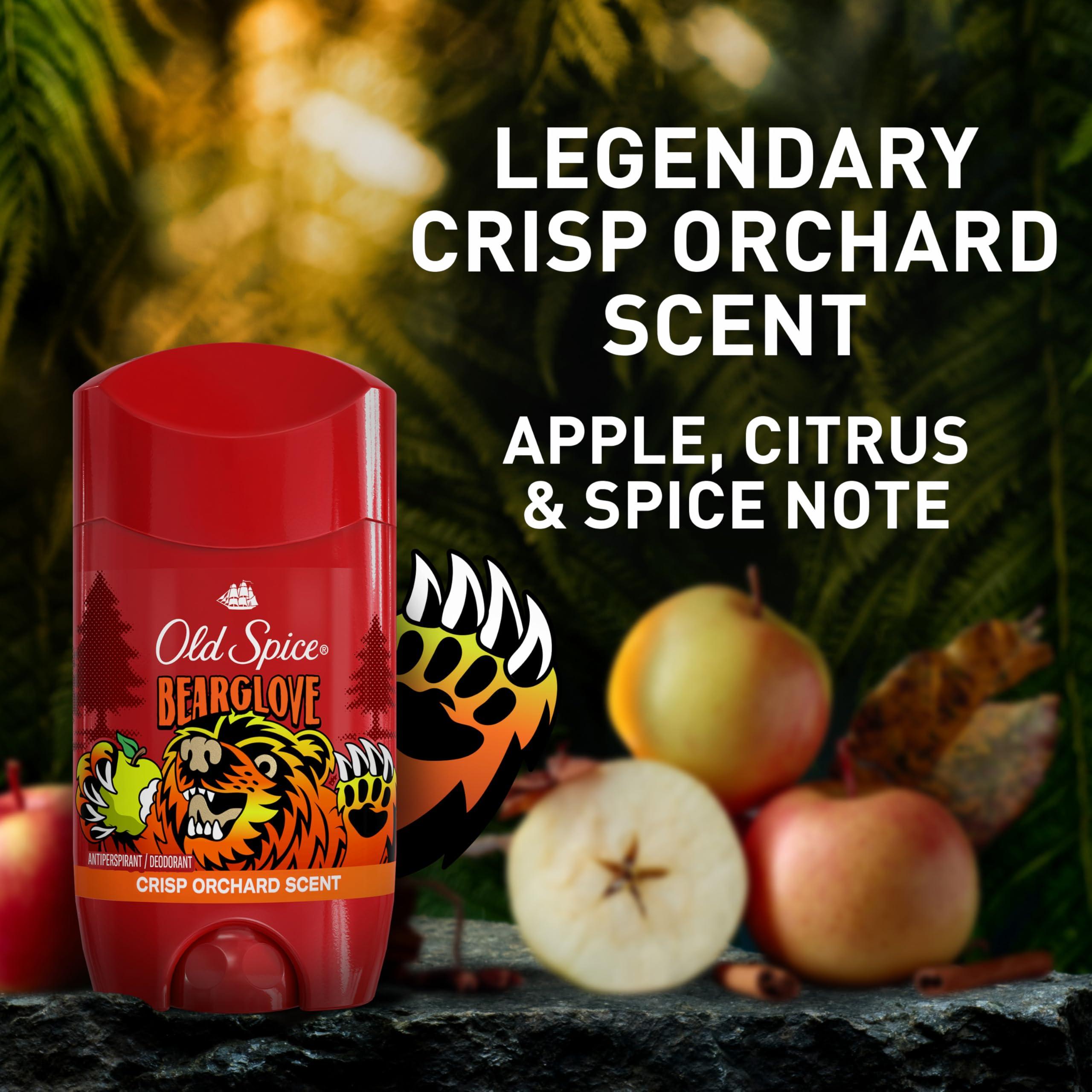 Old Spice Aluminum Free Deodorant for Men, 24/7 Odor Protection, 24/7 Freshness & Lasting Scent, Goes on Clear, Bearglove with Crisp Orchard Scent, 2.6 oz - Image 7
