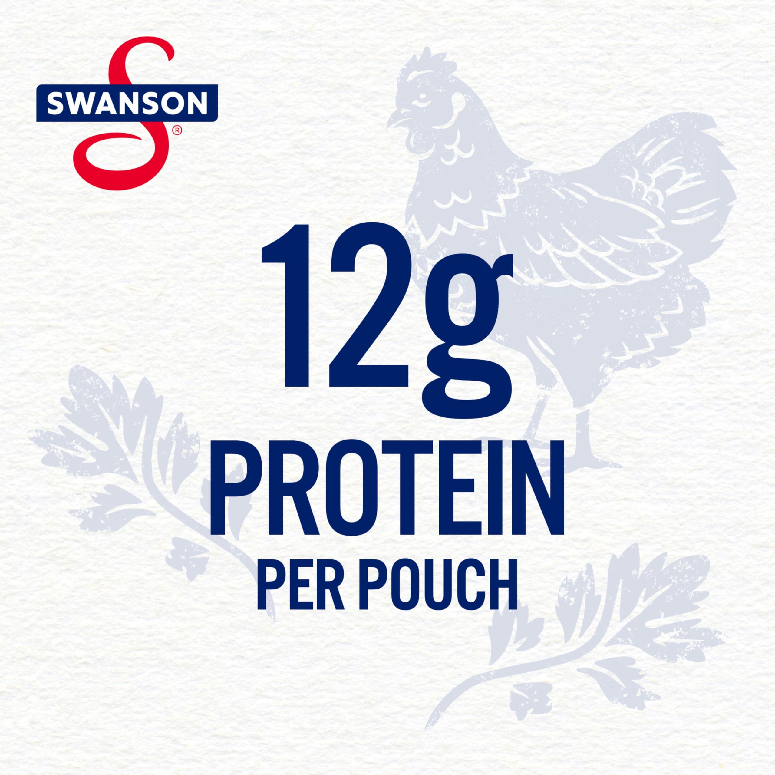 Swanson Original White Chunk Fully Cooked Chicken, Ready to Eat, Simple On-the-Go Meals, 2.6 OZ Pouch - Image 3
