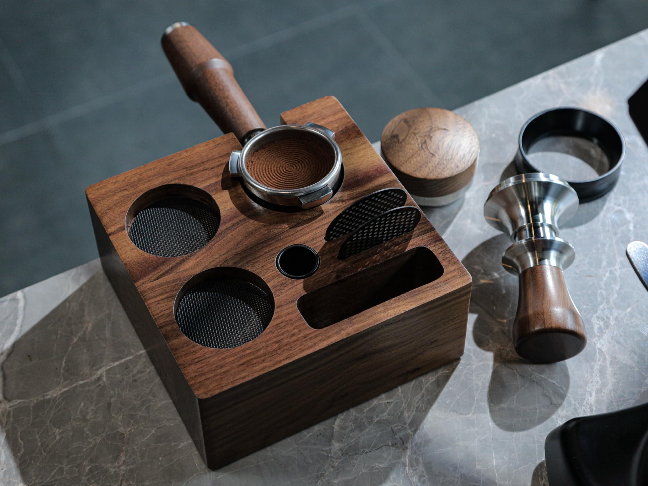 KNODOS Breville Espresso Accessories Kit 54mm Includes Bottomless Portafilter, Distribution Tool, Calibrated Tamper, Tamping Station and WDT - Image 8