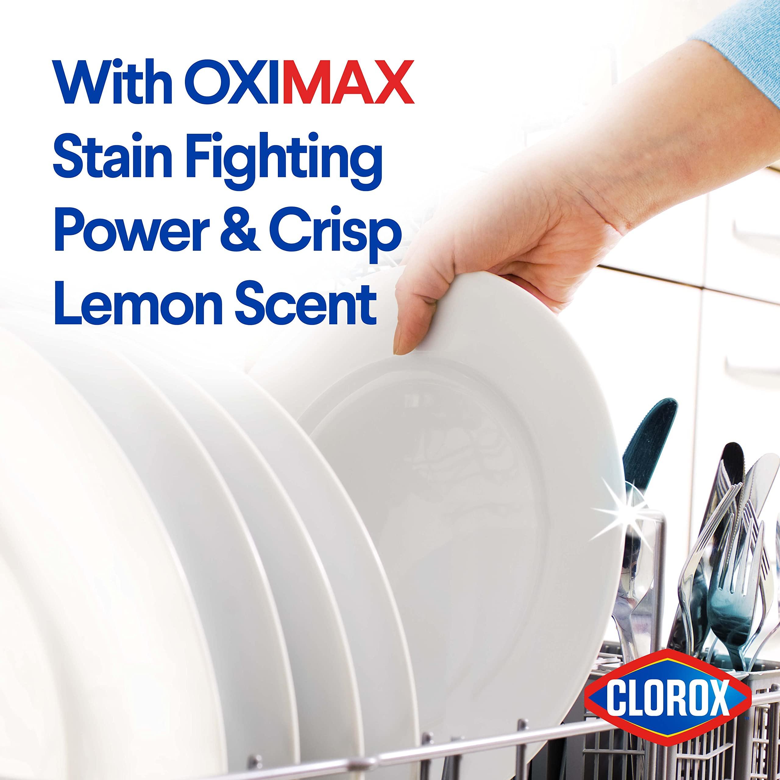 Clorox Ultra+ Dishwasher Detergent Pacs, 60 Count, Stain Fighting, No Prewash Needed, Removes Burnt-on Food, Crisp Lemon Scent Pods - Packaging May Vary - Image 7