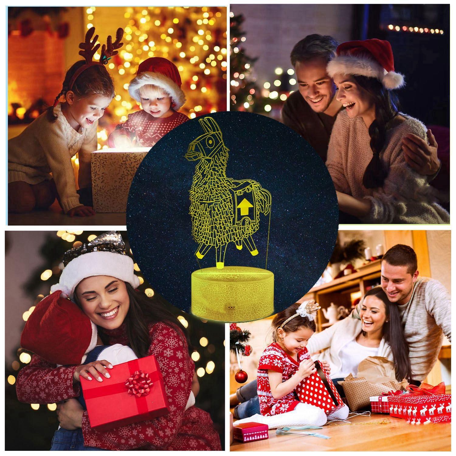 Gaming Stuff Gamer Gifts, 3D Night Light (4 Patterns 7 Colors) with Remote & Smart Touch, Game Room Decor Best Gamer Gift for Boy Men Girl - Image 7