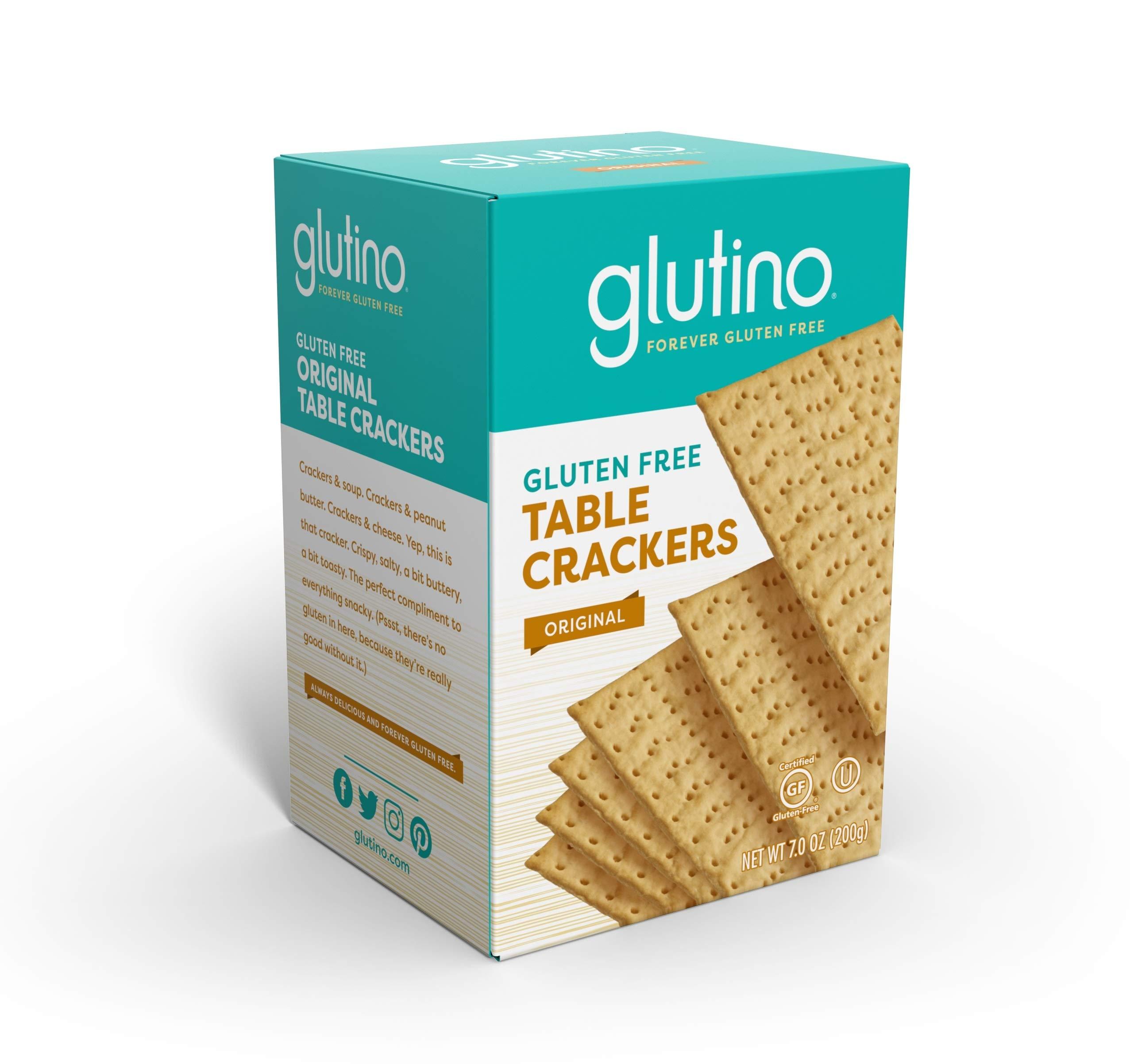 Glutino Gluten Free Table Crackers, Premium Squares, Original, 7 oz - Image 6