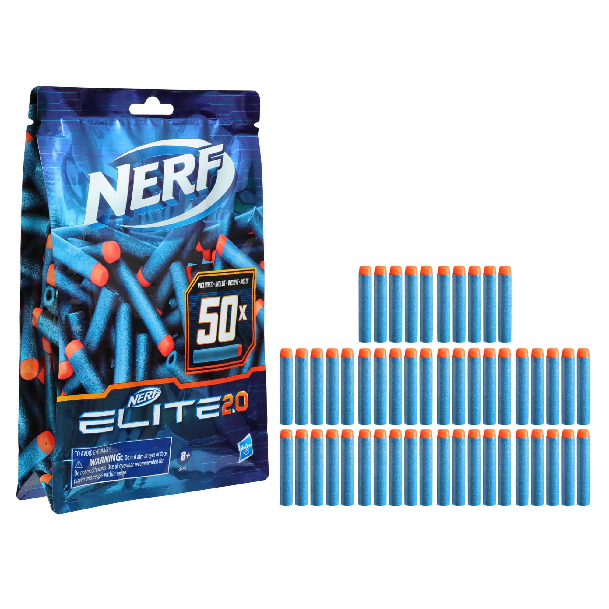 Nerf Elite 2.0 50-Dart Refill Pack, 50 Foam Darts Compatible with All Official Blasters That Use Elite Darts - Image 3