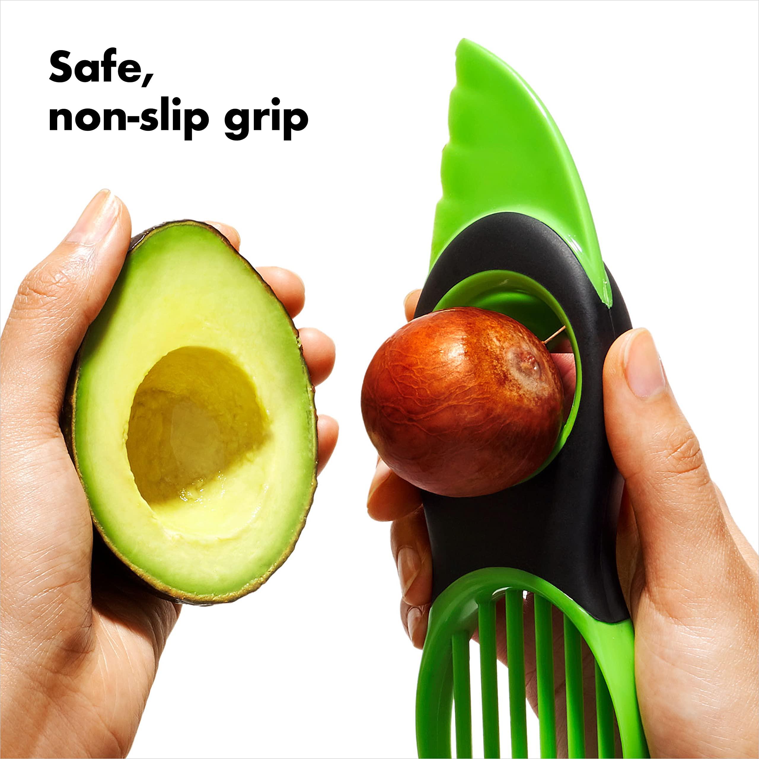 OXO Good Grips 3-in-1 Avocado Slicer - Green - Image 7