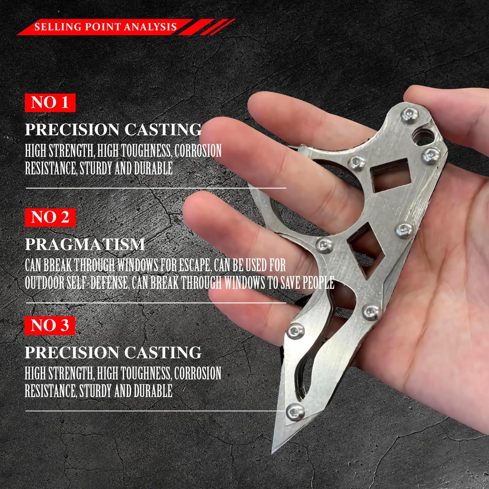 Tactical Knife Multitool - Women's Self Defense & Survival Gift - Mother's Day & Birthday Gift - Window Breaker - Image 5