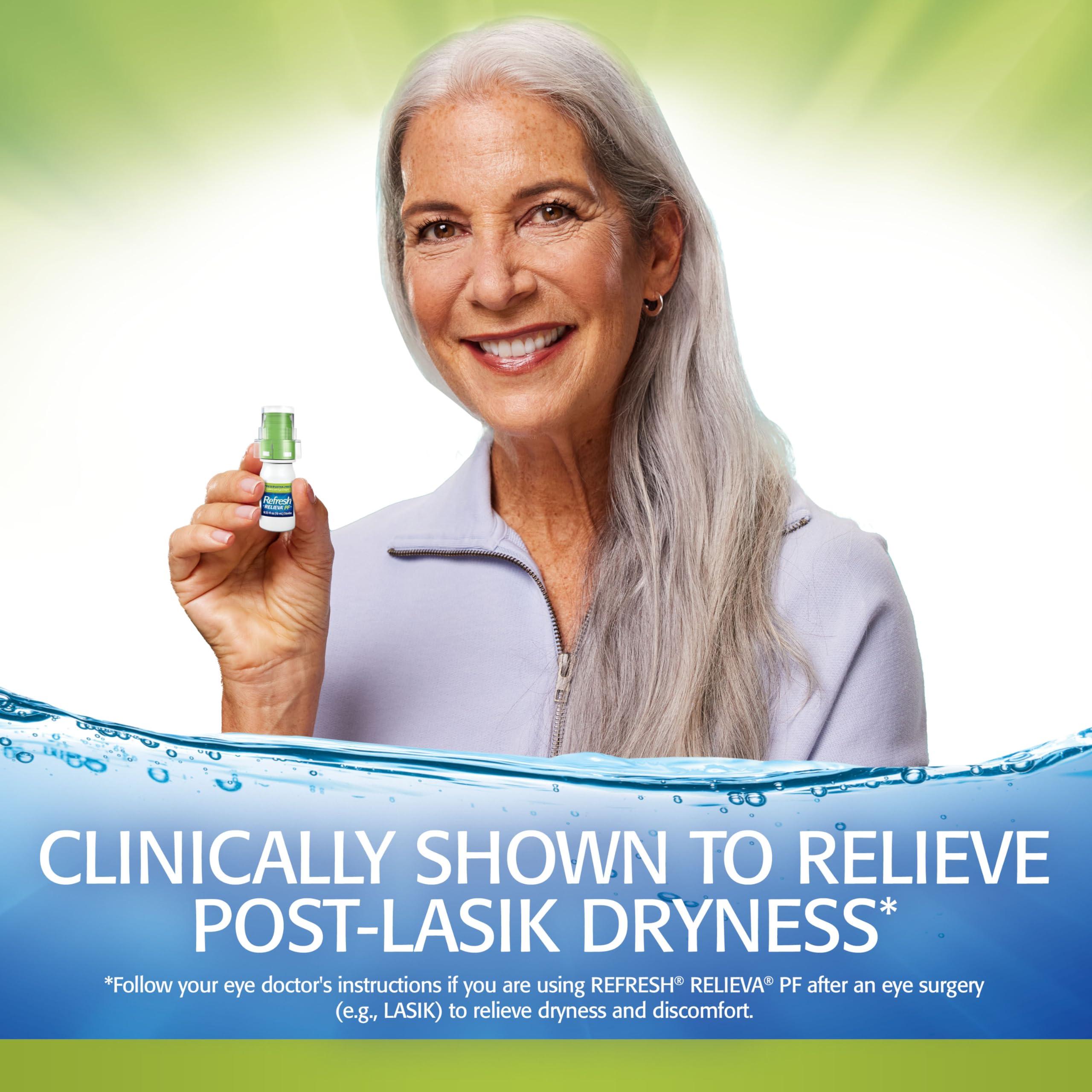 Refresh RELIEVA Preservative-Free Tears Lubricant Eye Drops, 0.33 fl oz (10 mL) - Image 5