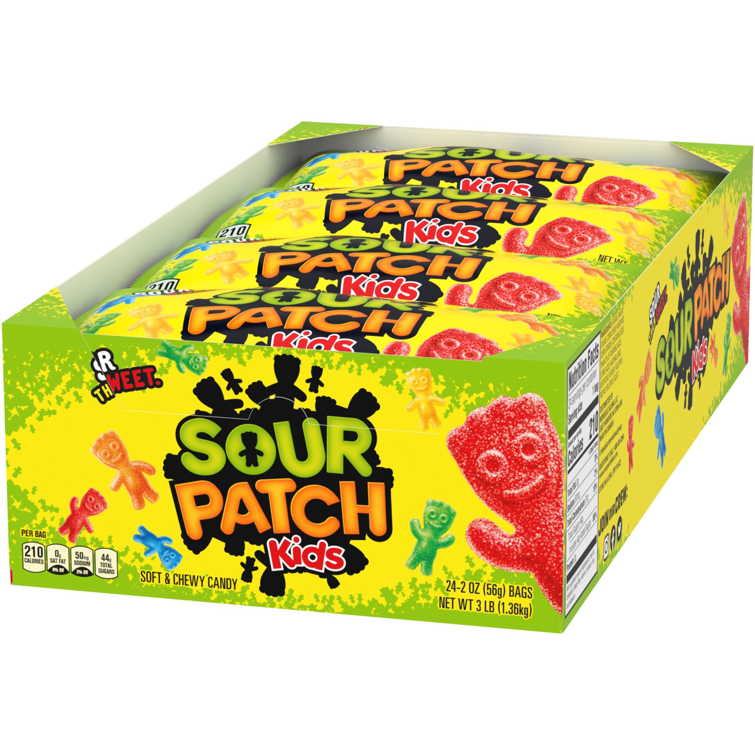 SOUR PATCH KIDS Soft & Chewy Candy, Bulk Candy, 24 - 2 oz Bags - Image 14