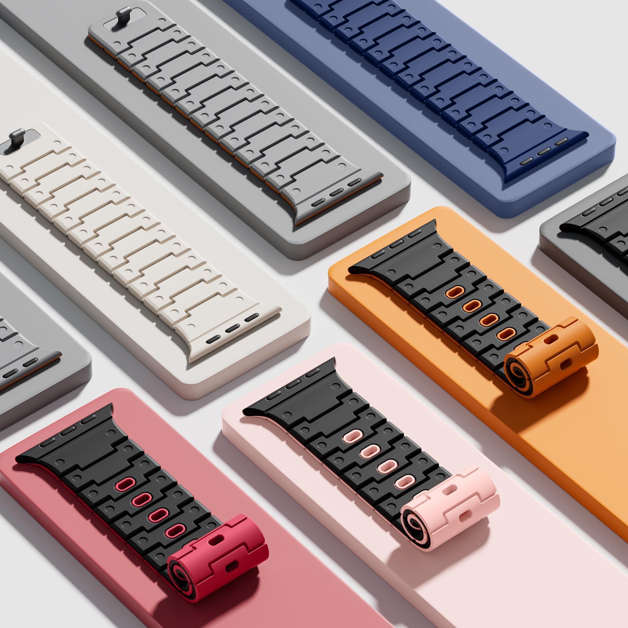 Bandletic Magnetic Watchband + Sport Rugged Strap Compatible with Apple Watch Ultra 2/Ultra Band 49mm - Waterproof Strap for for iWatch Series SE2/SE/10/9/8/7/6/5 46mm 45mm 44mm 42mm (Series 3/2/1) - Image 5