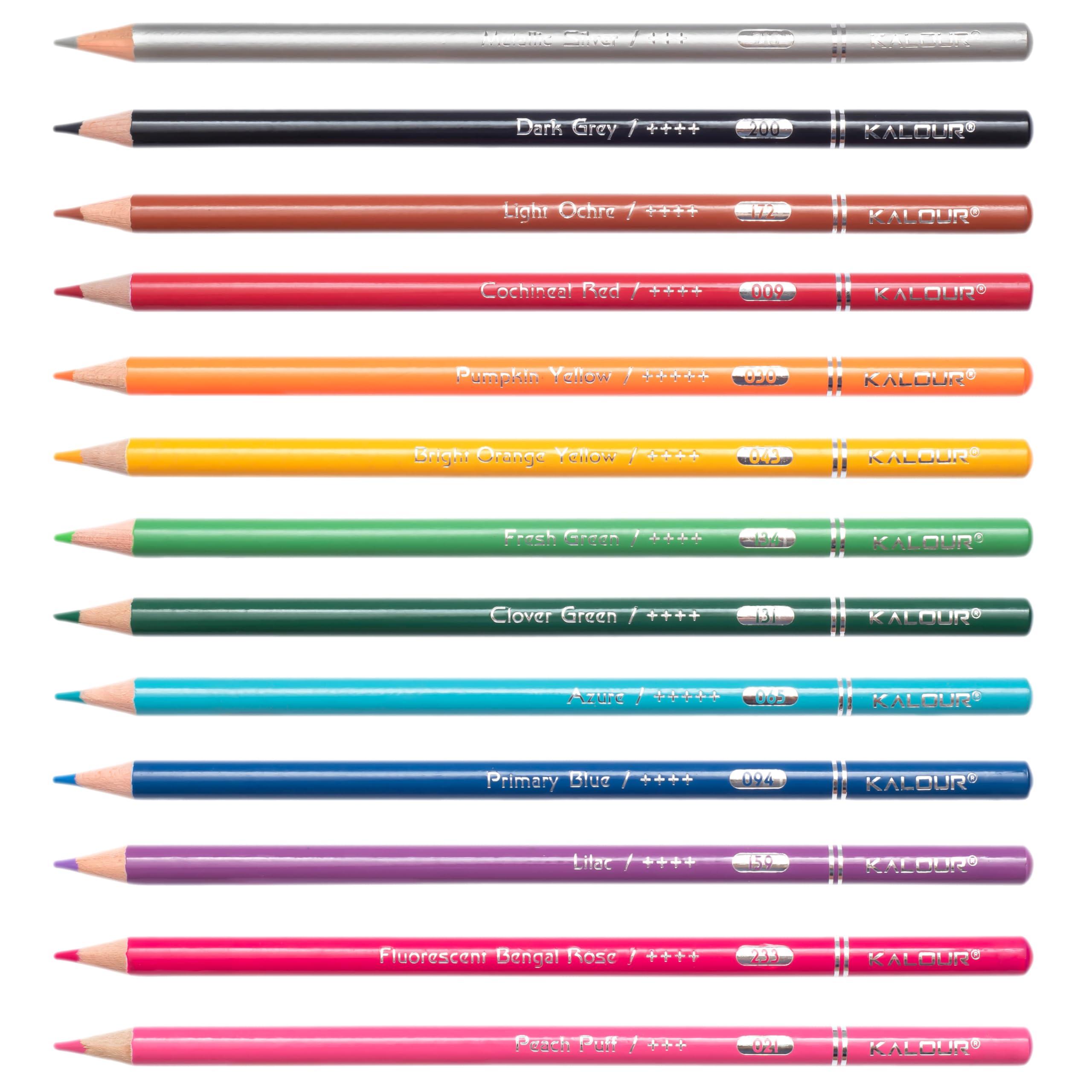 KALOUR Professional Colored Pencils,Set of 300 Colors,Artists Soft Core with Vibrant Color,Ideal for Drawing Sketching Shading,Coloring Pencils for Adults Artists Beginners - Image 7