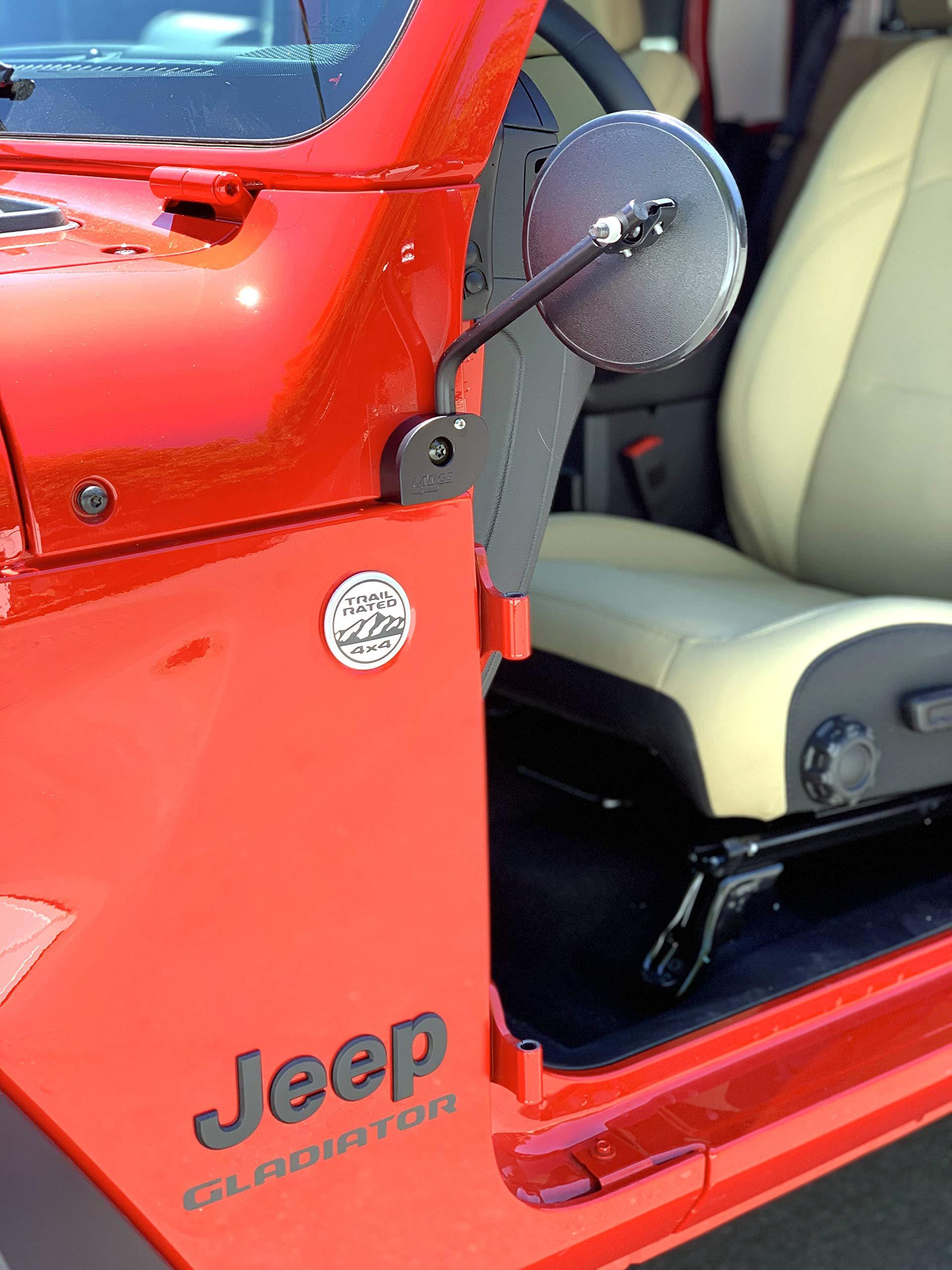 Lange Originals | Coyote Mirror™ | Compatible with Jeep Wrangler & Gladiator | Quick Removal Replacement Mirrors - Image 5