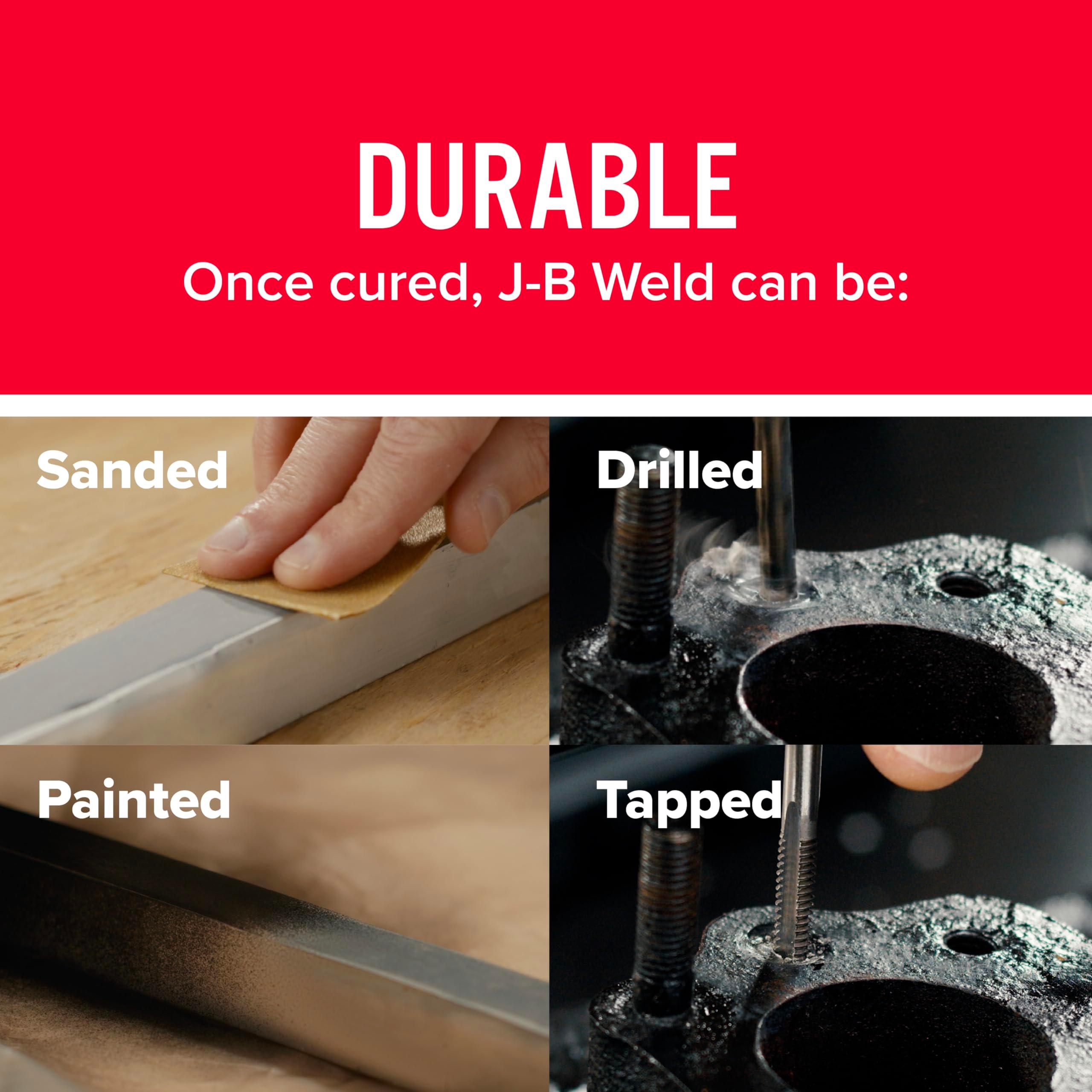 J-B Weld 8281 Professional Size Steel Reinforced Epoxy - Hardener and Steel Pack - 10 oz - Image 4