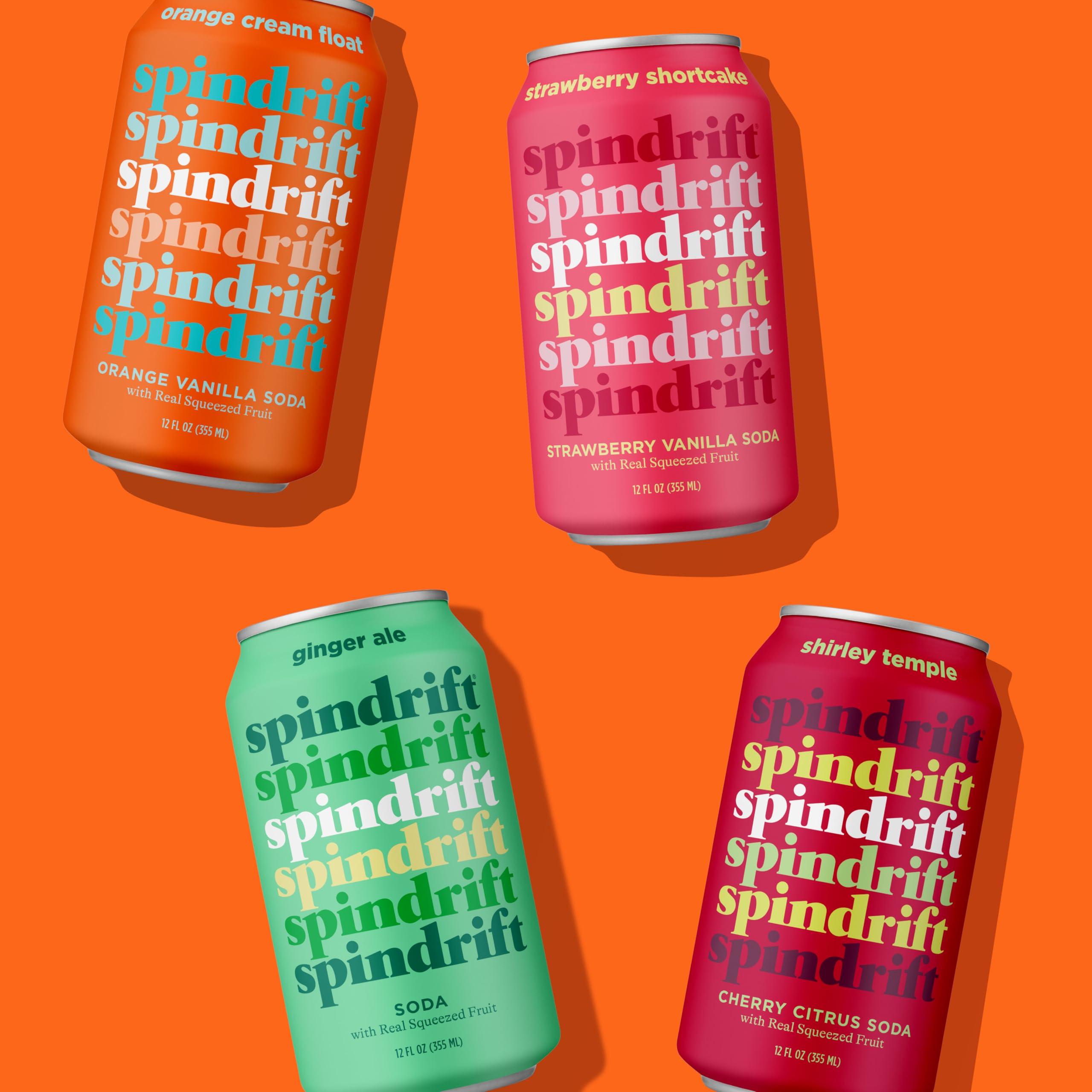 Spindrift Soda Variety Pack with Real Squeezed Fruit 12 Pack Case - Image 6