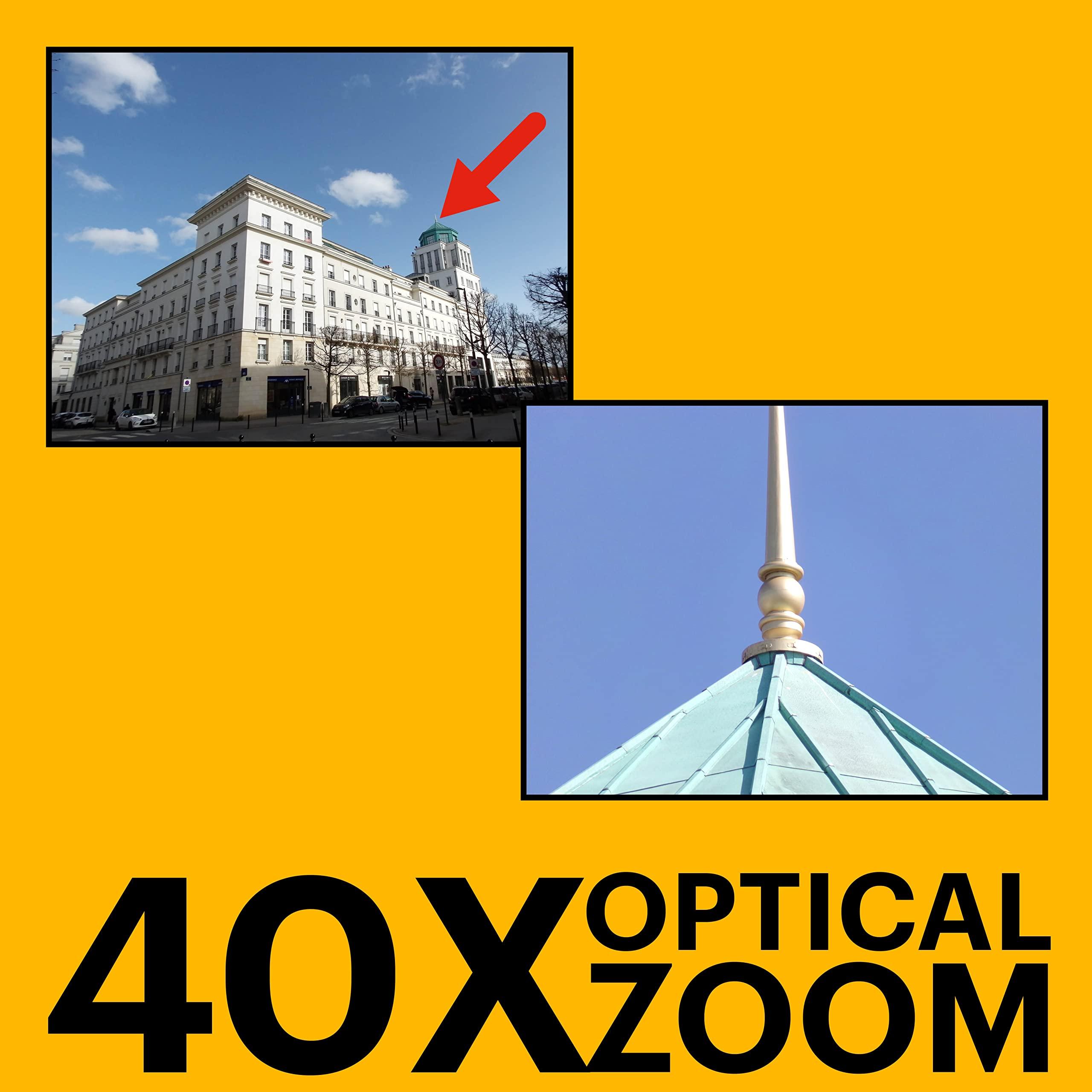 Kodak PIXPRO Astro Zoom AZ401-BK 16MP Digital Camera with 40X Optical Zoom and 3" LCD (Black) - Image 3