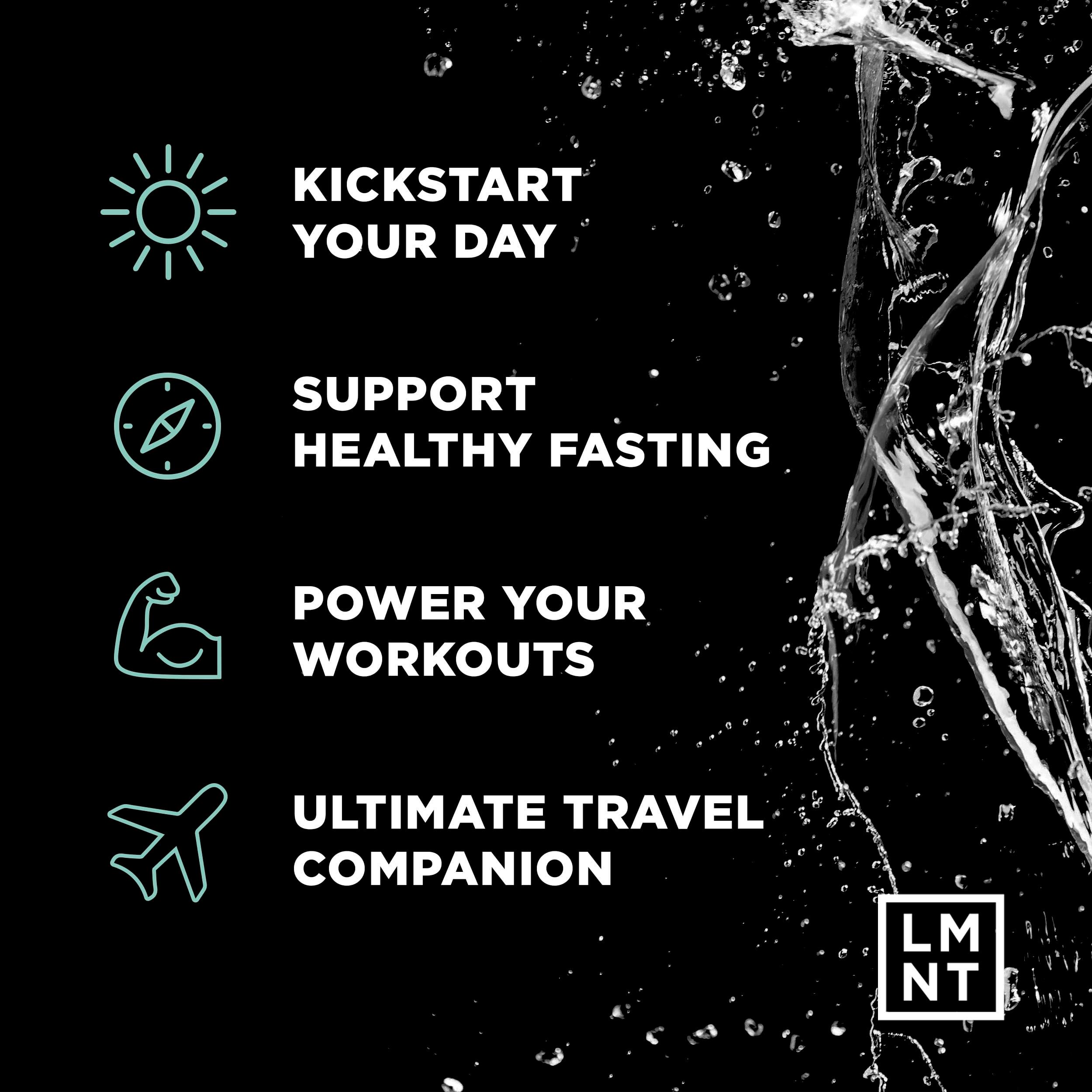 LMNT Zero Sugar Electrolytes - Raw Unflavored Salt | Drink Mix | 30-Count - Image 4