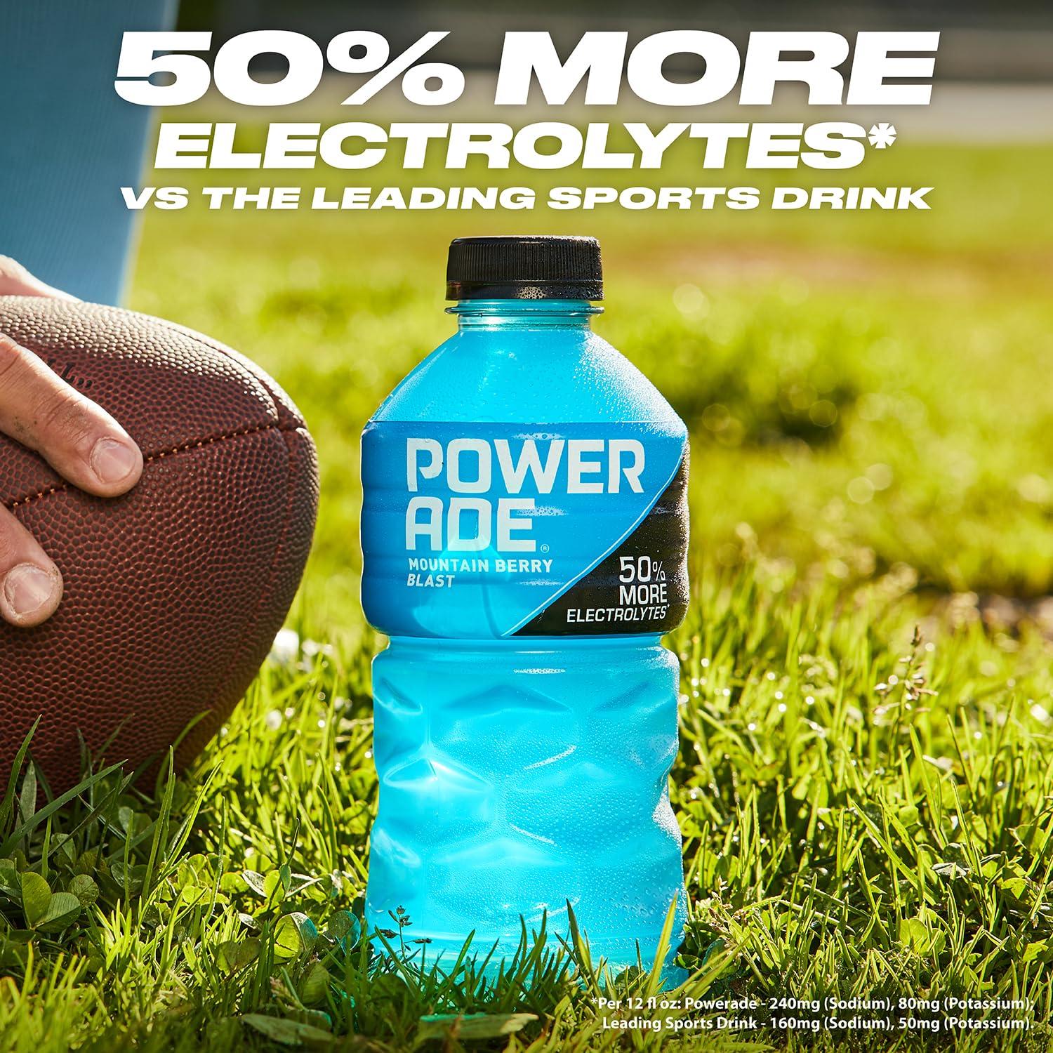 POWERADE Sports Drink Mountain Berry Blast, 20 Ounce (Pack of 24) - Image 4