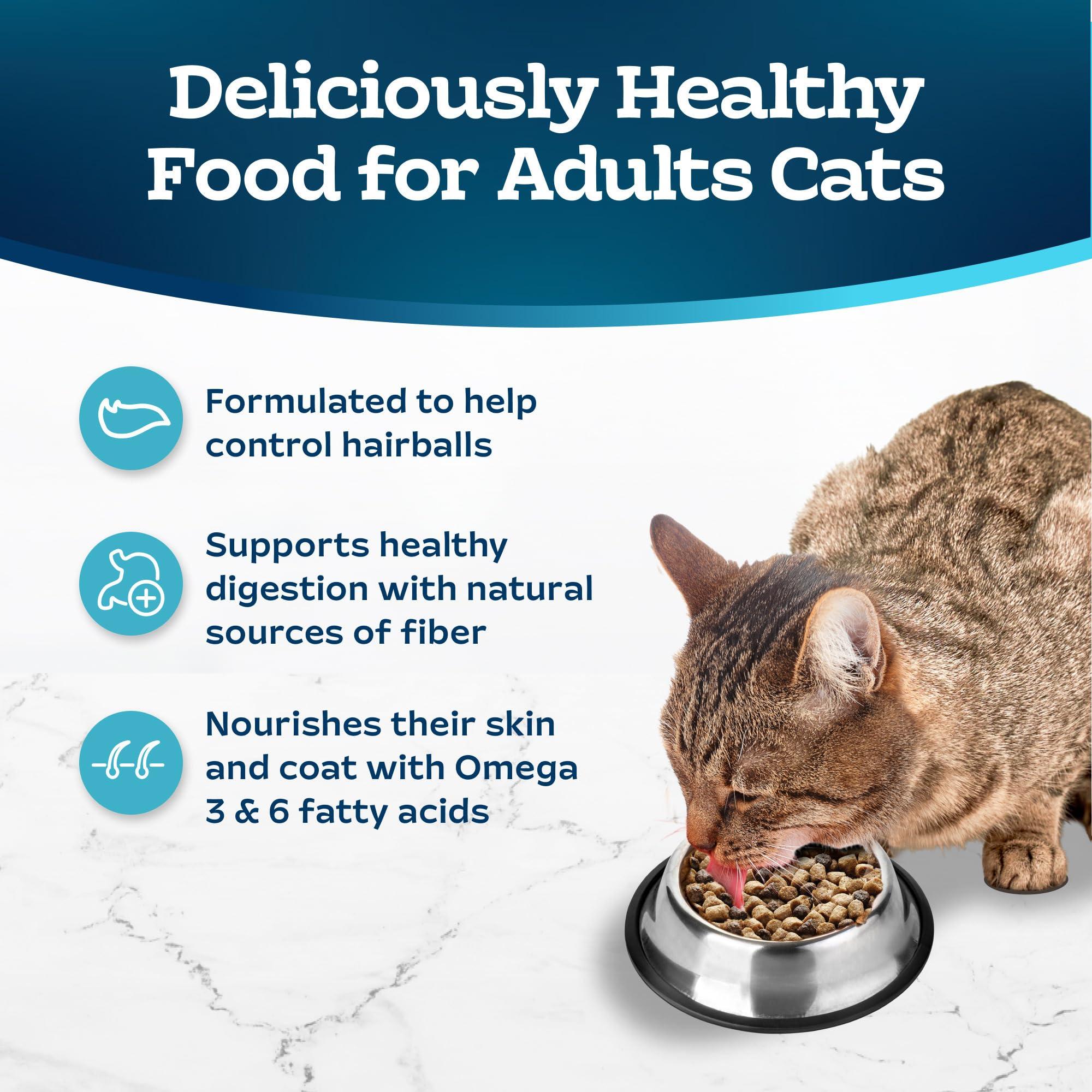 Blue Buffalo Tastefuls Adult Dry Cat Food for Weight Management & Hairball Control, Made in the USA with Natural Ingredients, Chicken Recipe, 7-lb Bag - Image 5