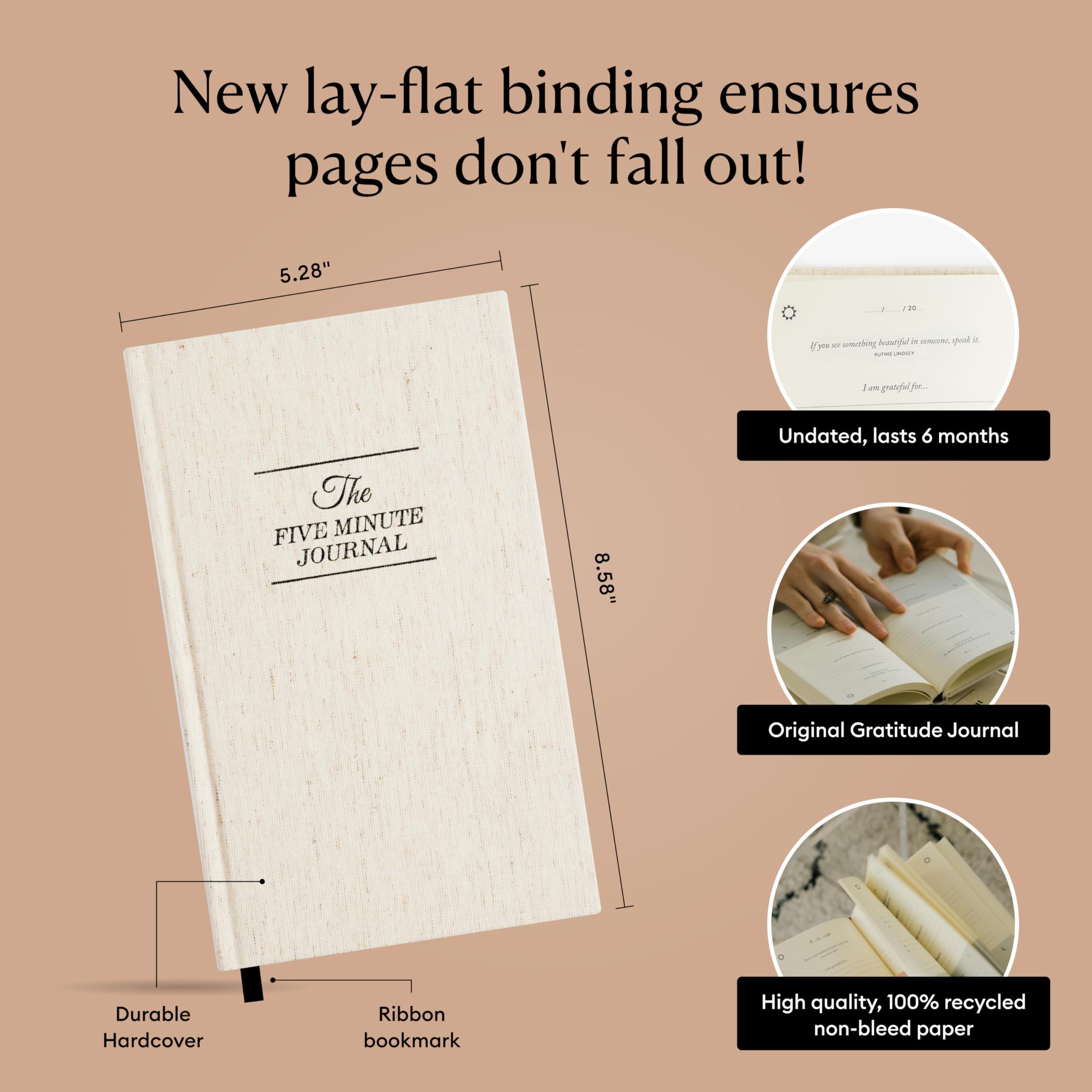 Intelligent Change The Five Minute Journal - Original Daily Gratitude Journal 2025 for Happiness, Mindfulness & Reflection - Daily Affirmations - Undated Planner Gifts for Women & Men - Image 2