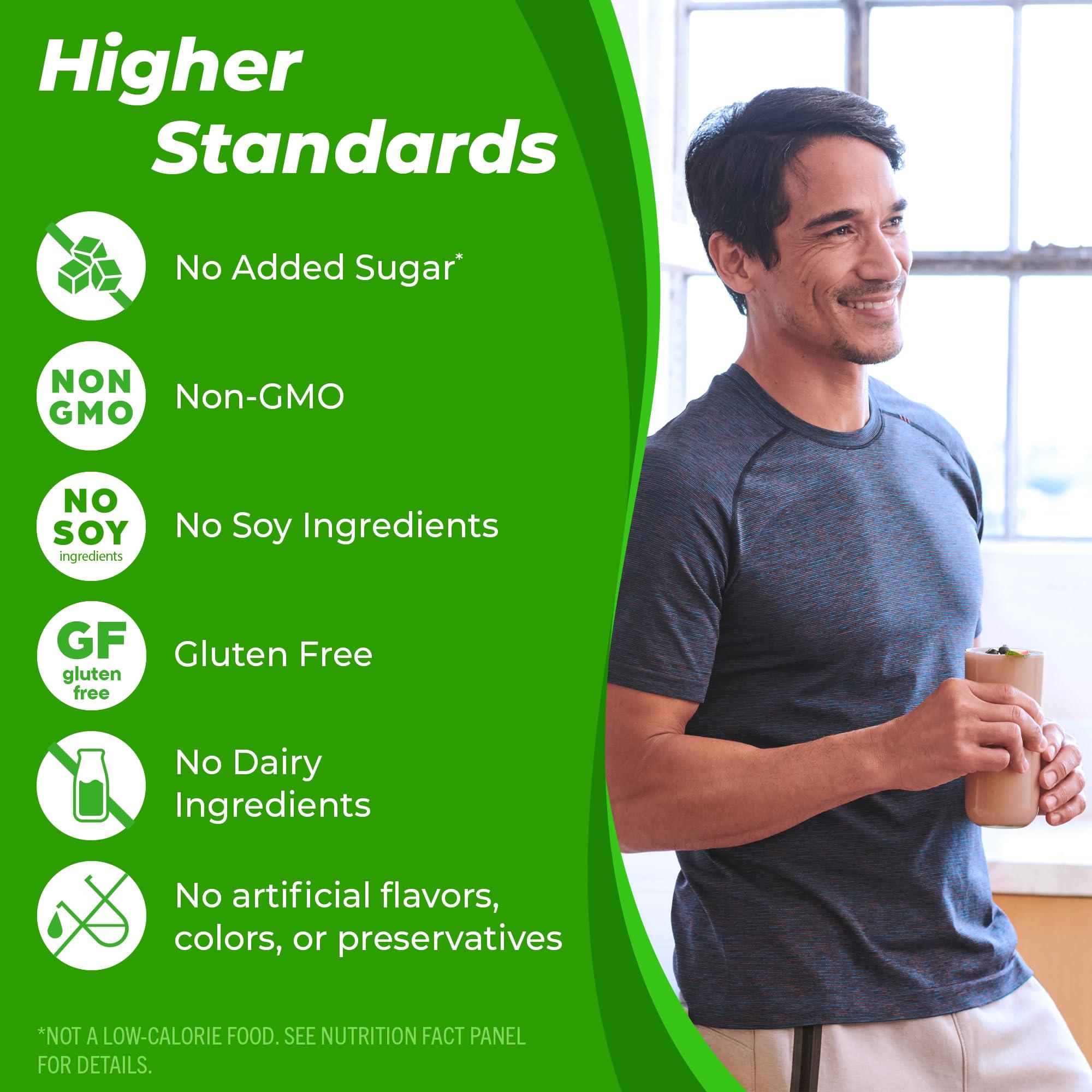 Orgain Organic Vegan Protein Powder, Vanilla Bean - 21g Plant Protein, 6g Prebiotic Fiber, No Lactose Ingredients, No Added Sugar, Non-GMO, For Shakes & Smoothies, 2.03 lb (Packaging May Vary) - Image 4