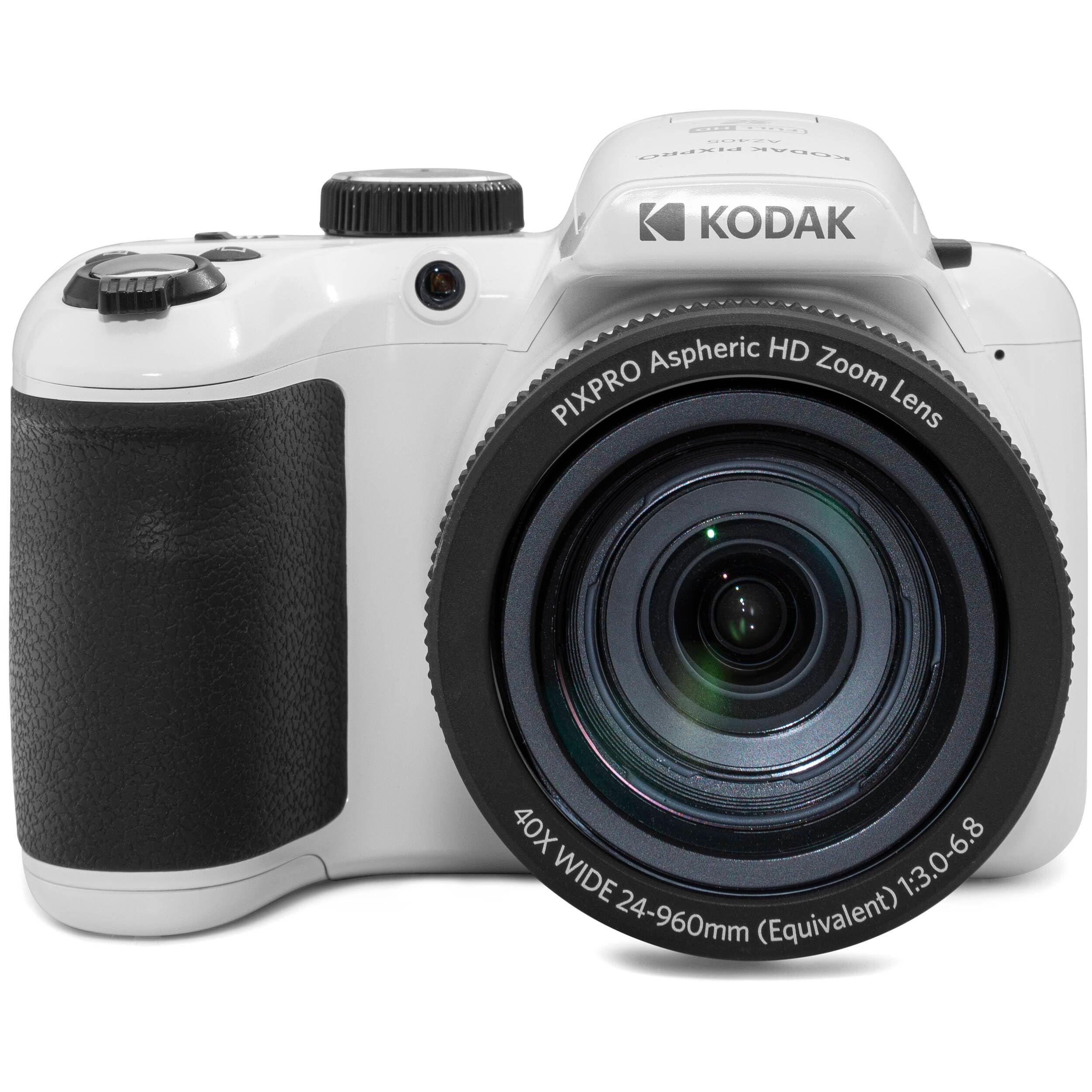 Kodak PIXPRO AZ405 Digital Camera (White) Bundle with 64GB Memory Card + Camera Case (3 Items) - Image 2