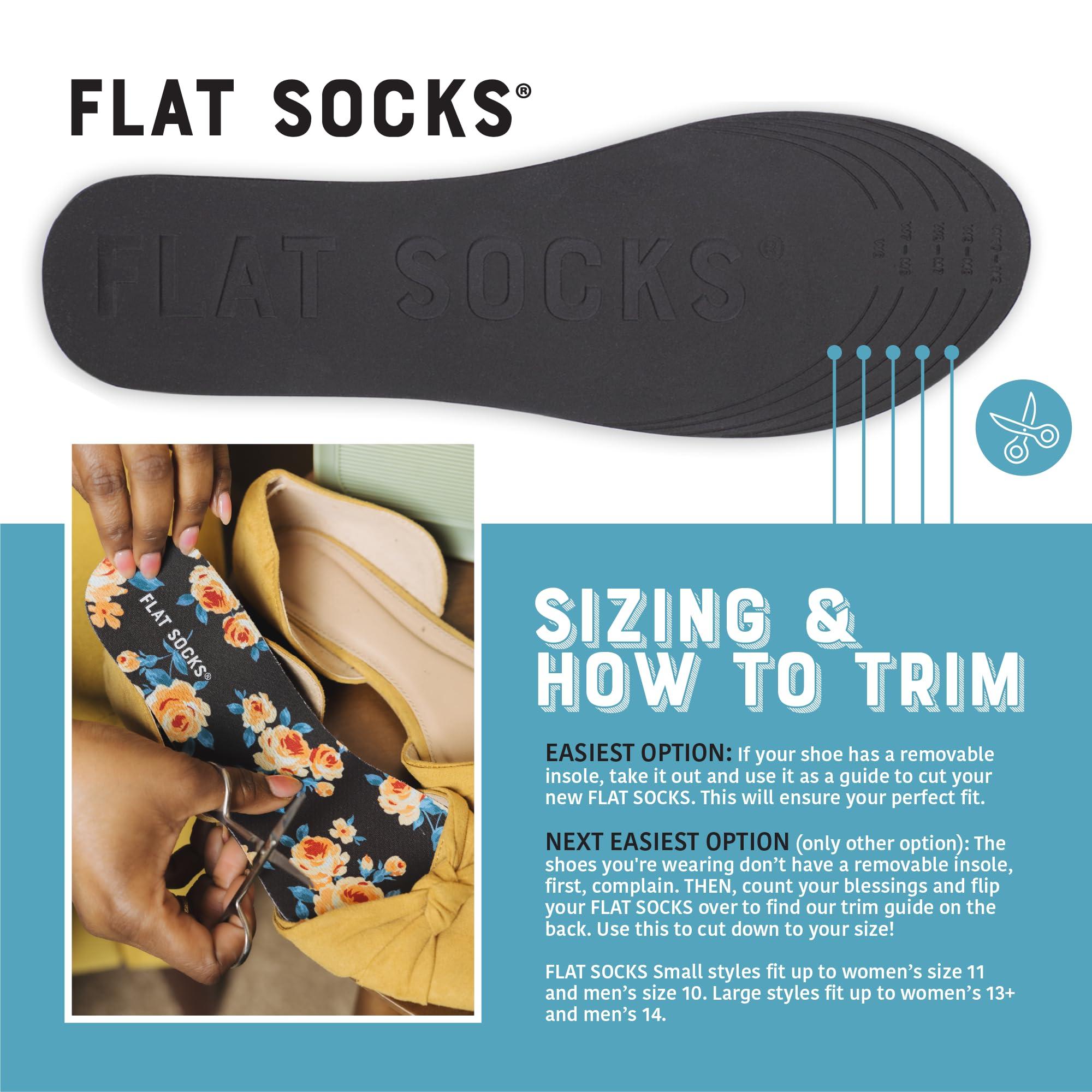 FLAT SOCKS No Show Socks, Sockless Shoe Liner, No Slipping, Odor Control, Washable Barefoot Shoe Insert - Image 6