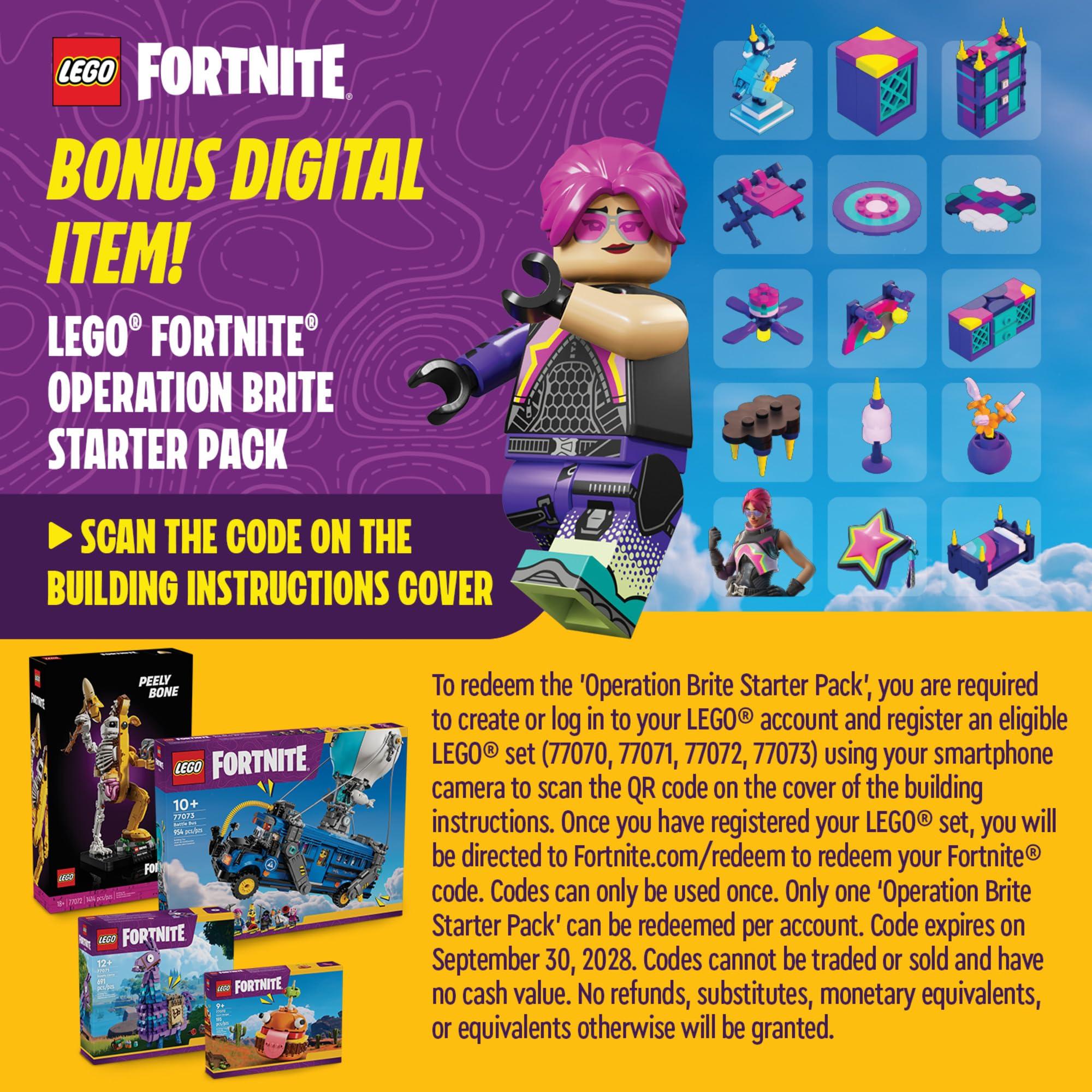 LEGO Fortnite Battle Bus - Collectible Fortnite Toy for Kids, Boys and Girls, Ages 10+ - Pretend Play Set with 9 Minifigures from Video Game - Gift Ideas for Fans - 77073 - Image 3