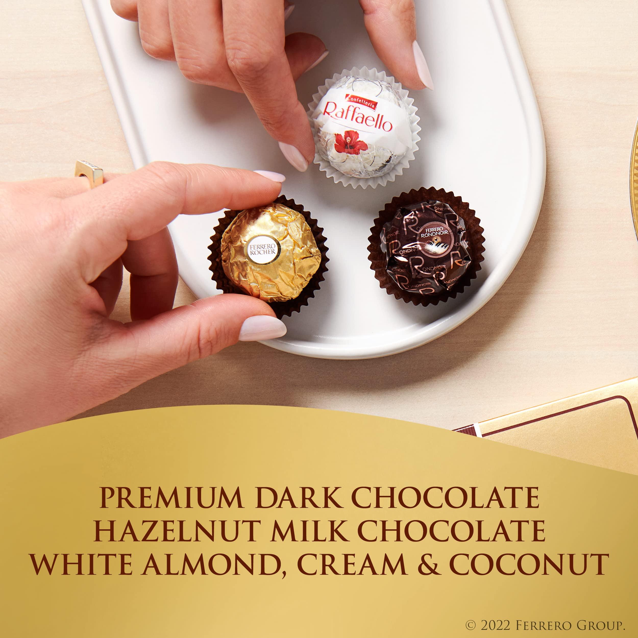 Ferrero Collection, 48 Count, Premium Gourmet Assorted Hazelnut Milk Chocolate, Dark Chocolate and Coconut, 18.2 oz - Image 3