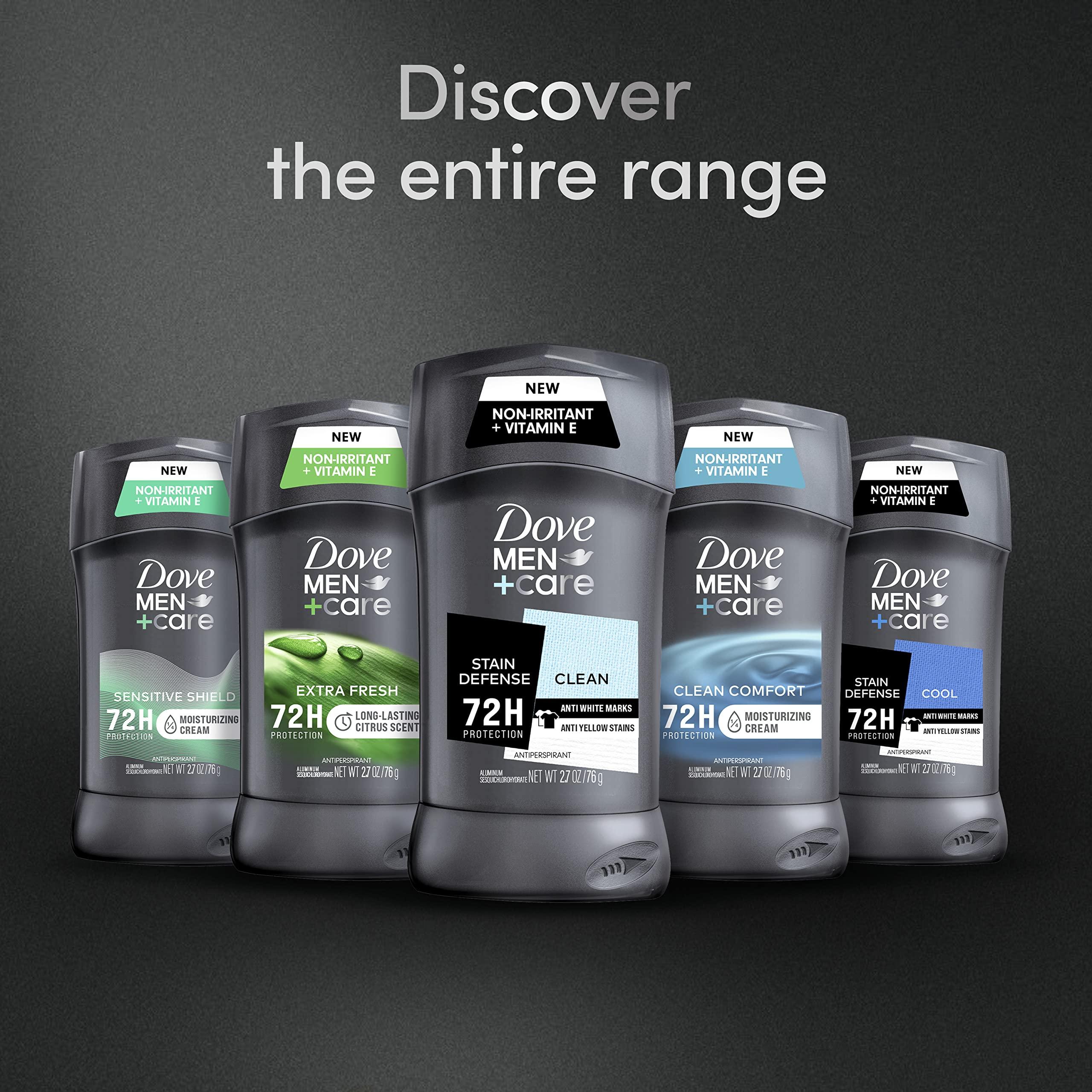 DOVE MEN + CARE Antiperspirant Deodorant 72-hour anti-stain Protection Invisible Deodorant For Men, 2.7 Ounce (Pack of 4) - Image 5