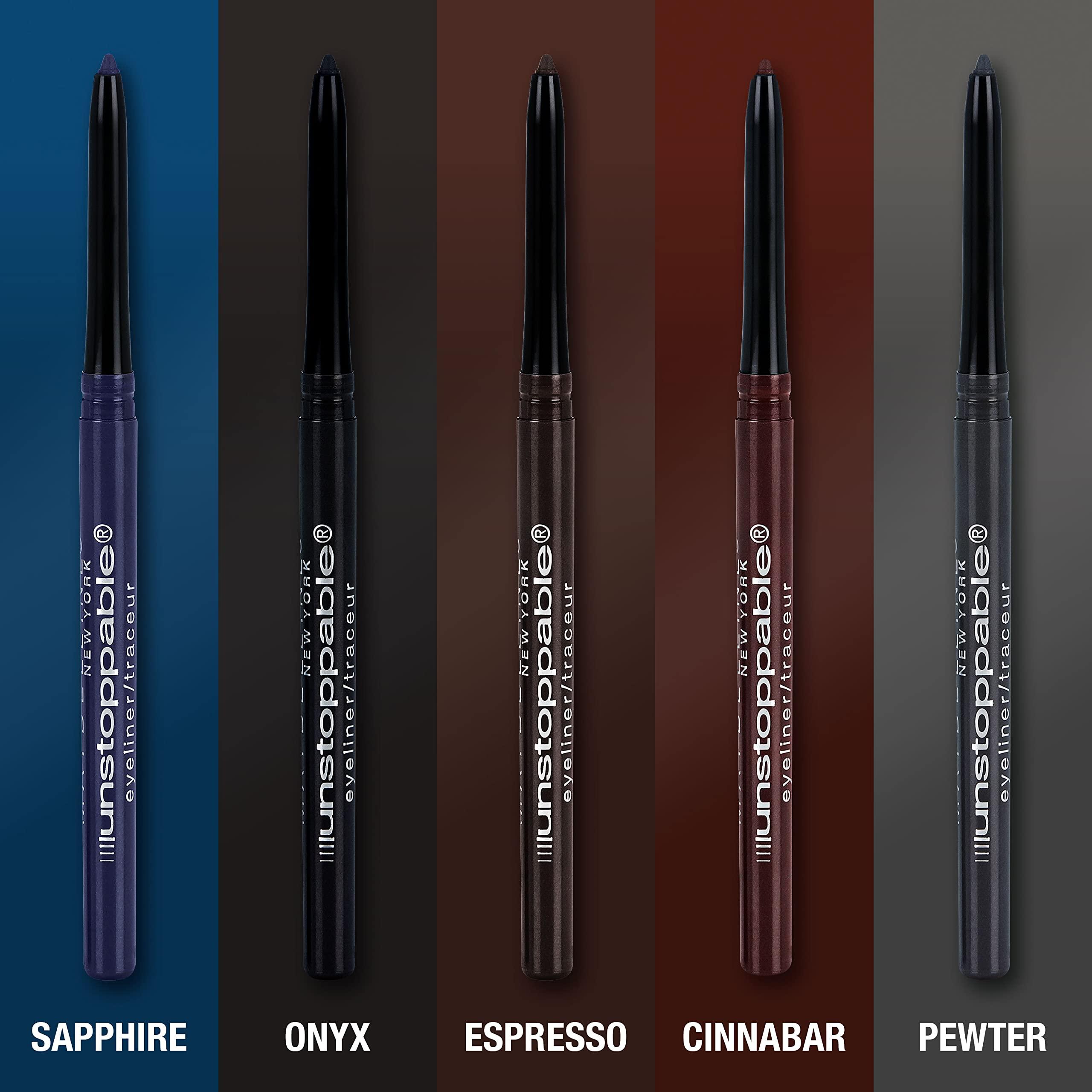 Maybelline Unstoppable Waterproof Mechanical Black Eyeliner Pencil, Easy to Apply, Smooth Glide, Up to 24 Hour Wear, Onyx - Image 5