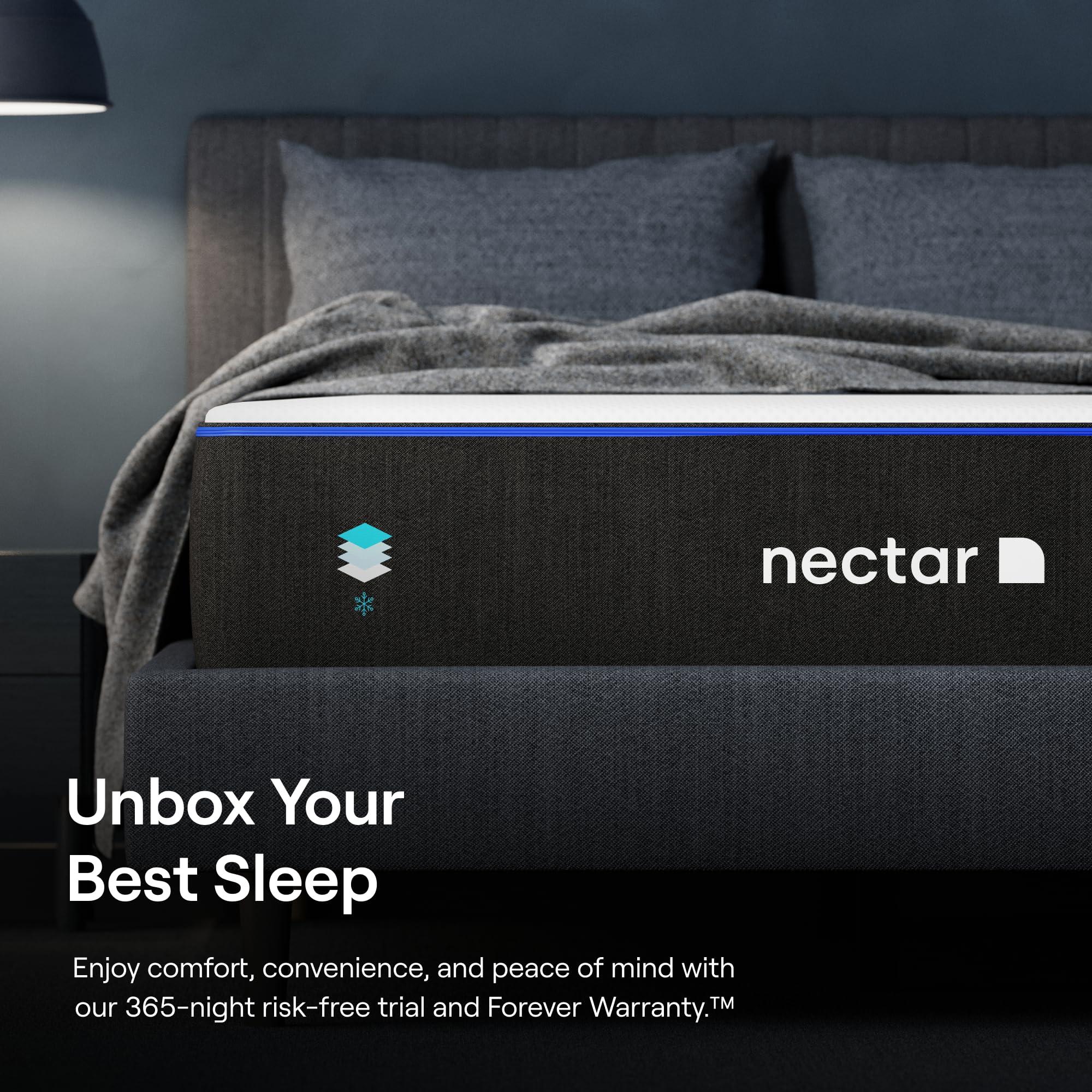 Nectar Twin Mattress - 365 Night Home Trial - Gel Memory Foam Mattress - CertiPUR-US Certified Foams - Forever Warranty - Image 5