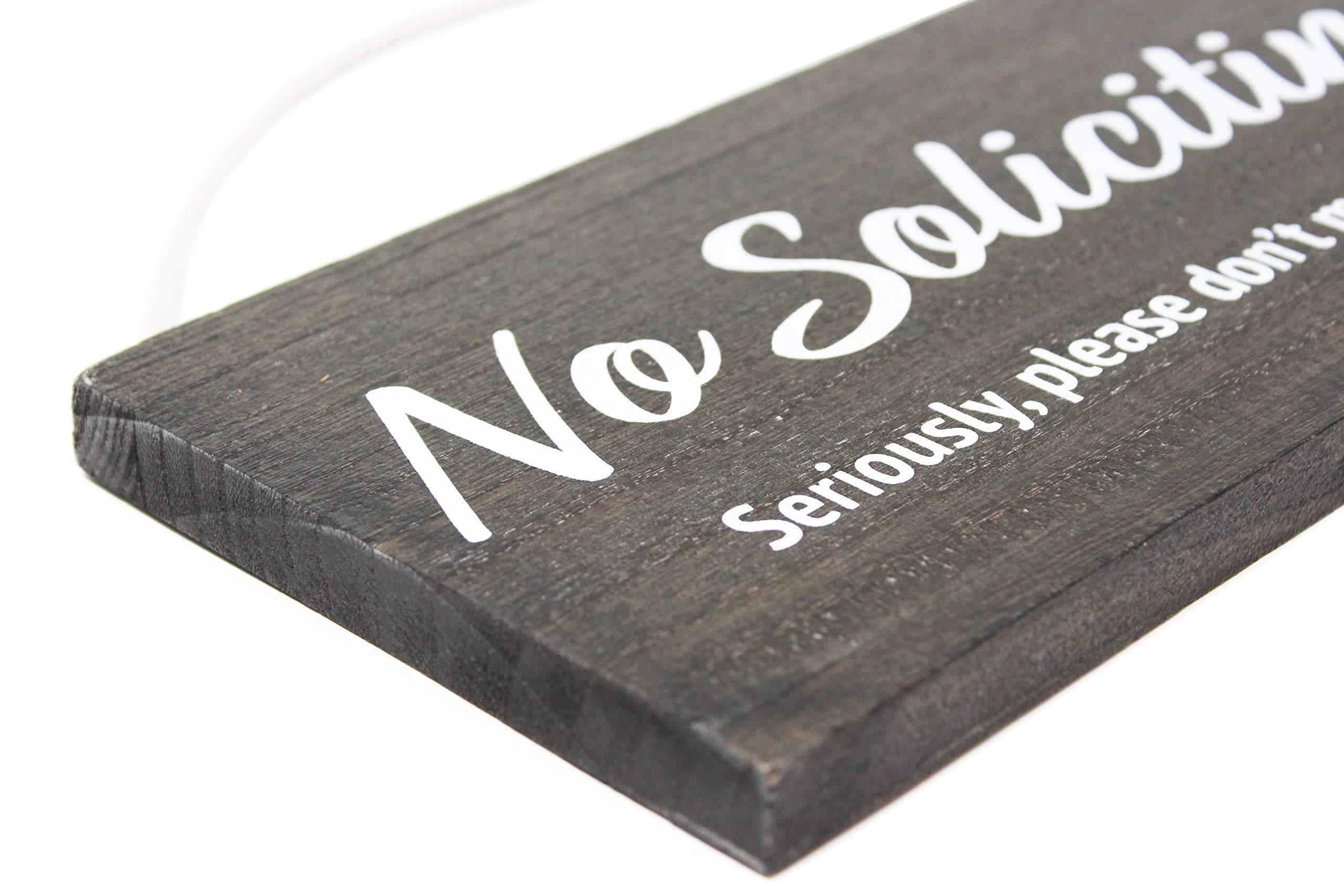 No Soliciting Sign for House Funny - No Soliciting Sign For Door - Seriously, Please Don't Make It Weird - Image 3