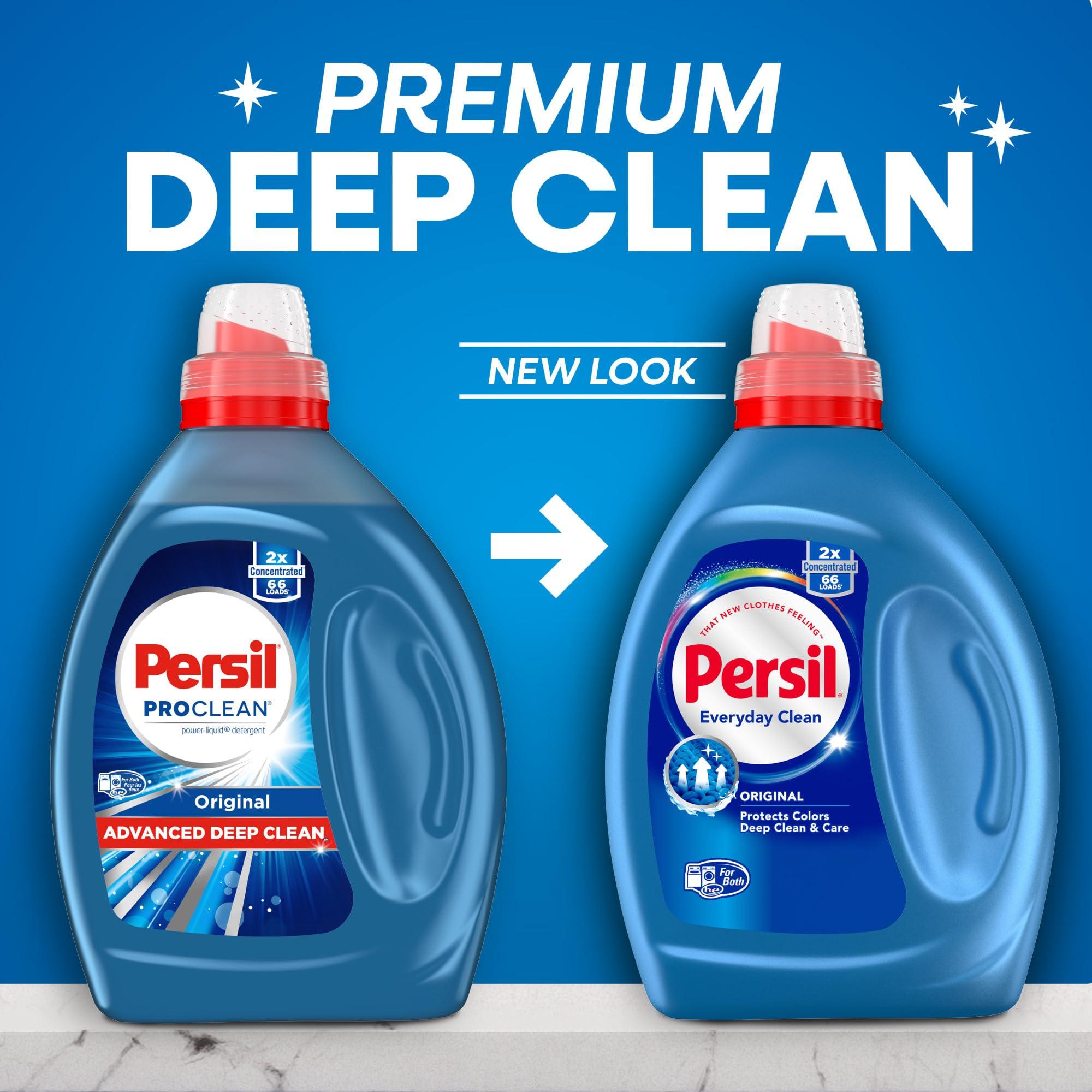 Persil Laundry Detergent Liquid, Original Scent, High Efficiency (HE), 2X Concentrated, 50 fl oz, 66 Loads - Image 3