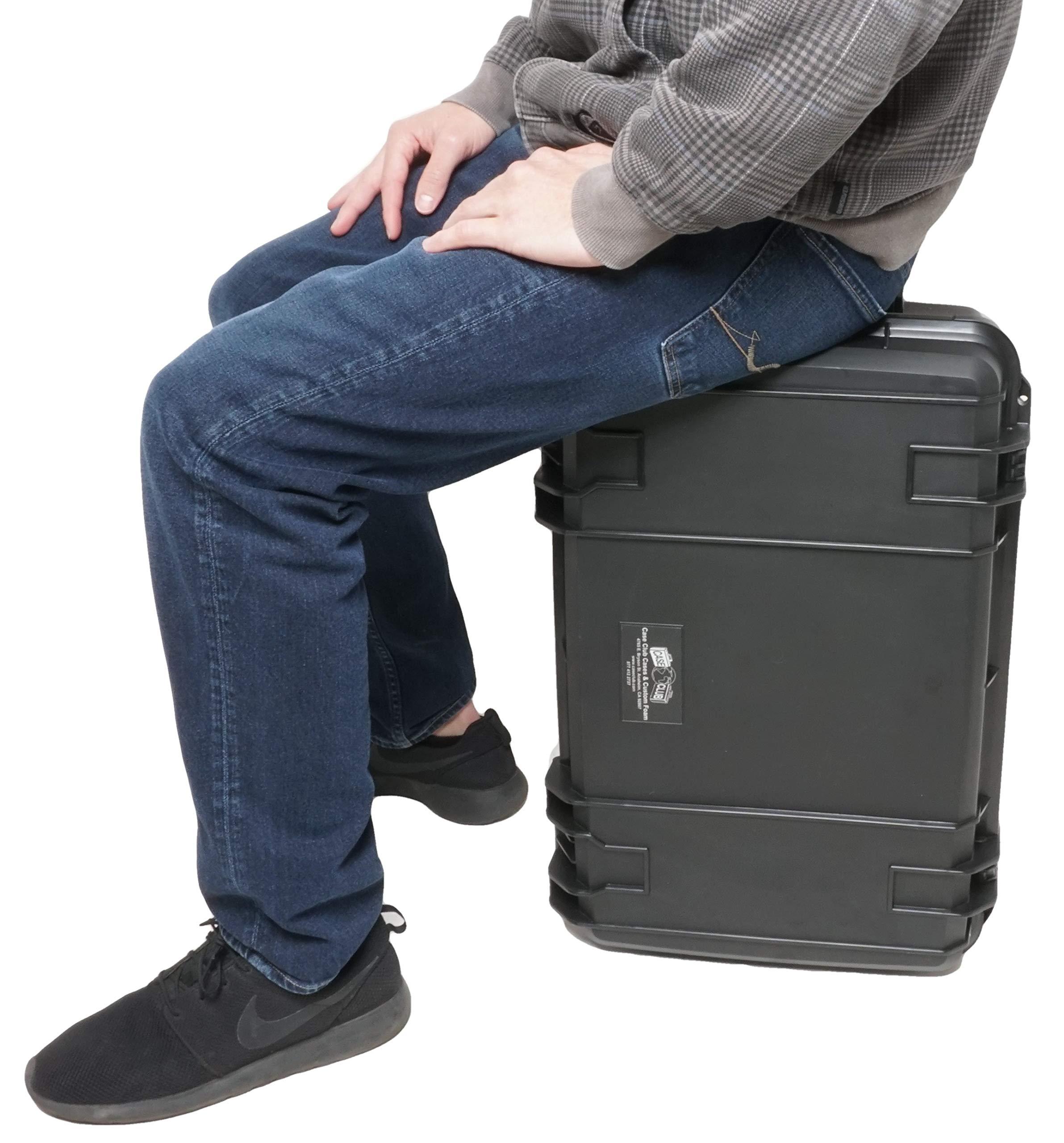 Case Club Gaming Station fits Xbox One X/S. Portable Gaming Station with Built-in 24" 1080p Monitor, Storage for Controllers, Games, and Included Speakers (Xbox & Accessories Not Included) - Image 9