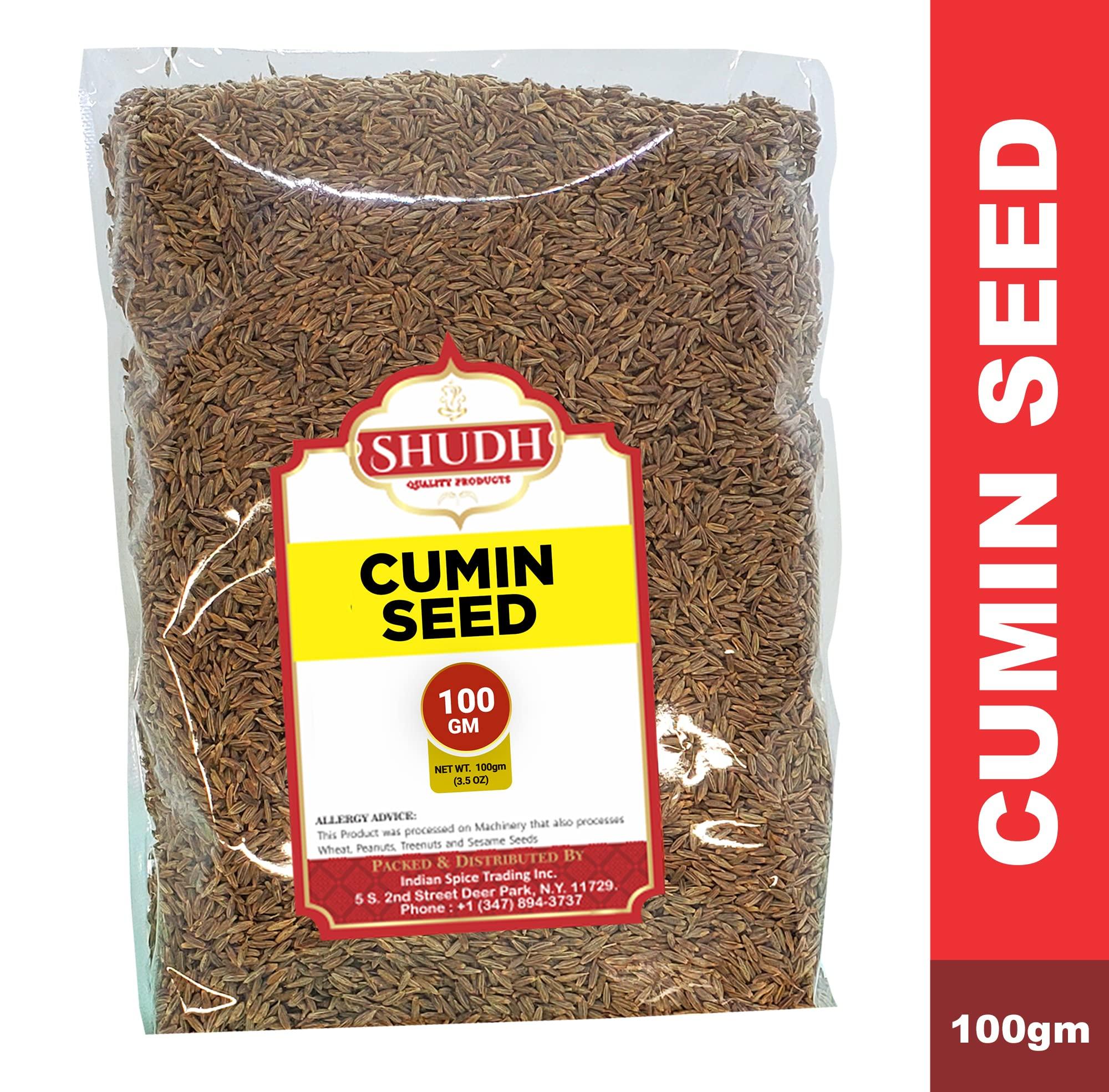 SHUDH CUMIN SEED 3.5 Oz Bag (100gm) | Jeera Whole Indian Spice ~ All Natural | Vegan | Gluten Friendly | NON-GMO | Indian Origin - Image 2