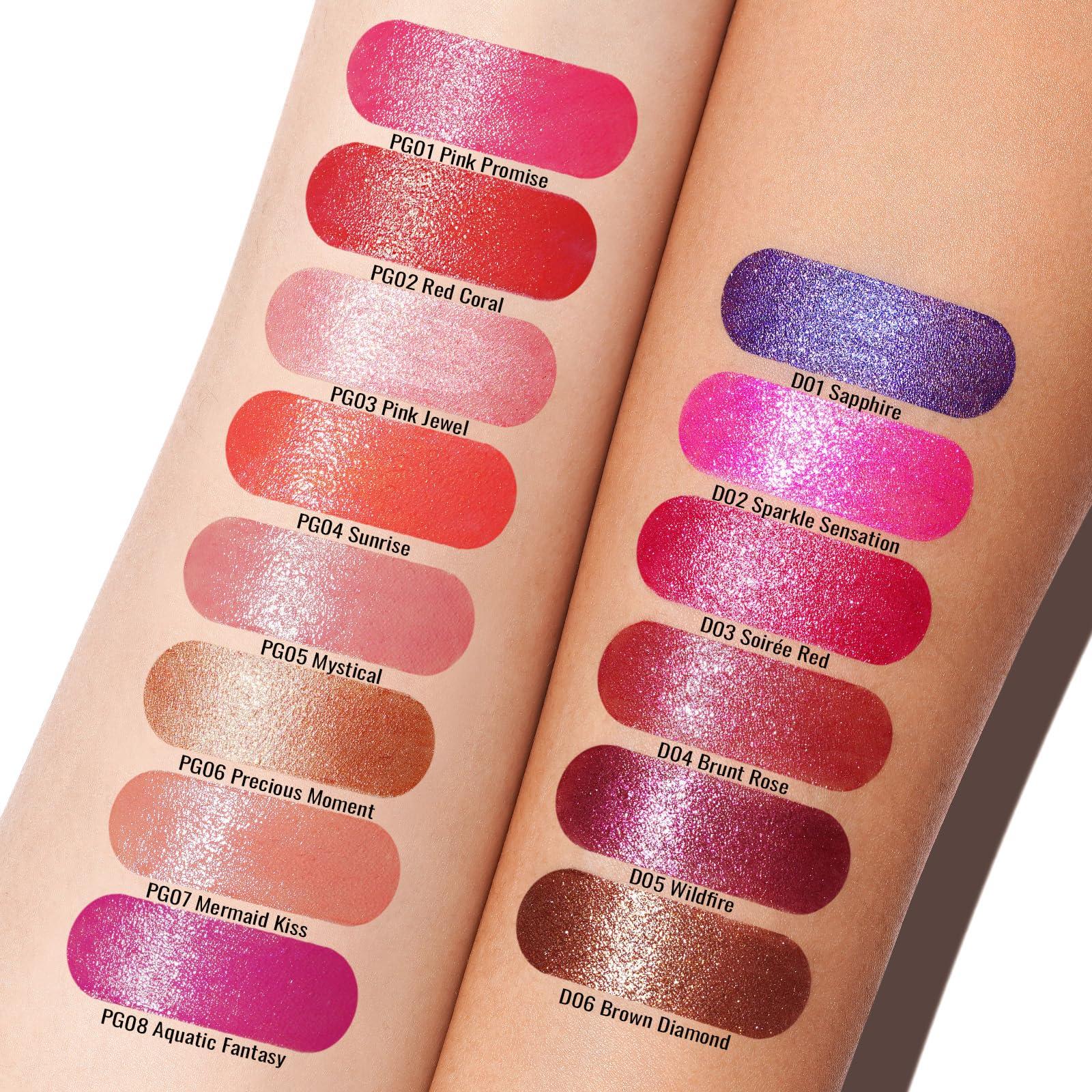 Oulac Moisturizing Pink Lipstick for Women - Tinted Lip Balm with Shimmmer, Lightweight Lip Makeup, Nourishing & Hydrating Formula, Vegan & Gluten Free, PG03 Pink Jewel - Image 7