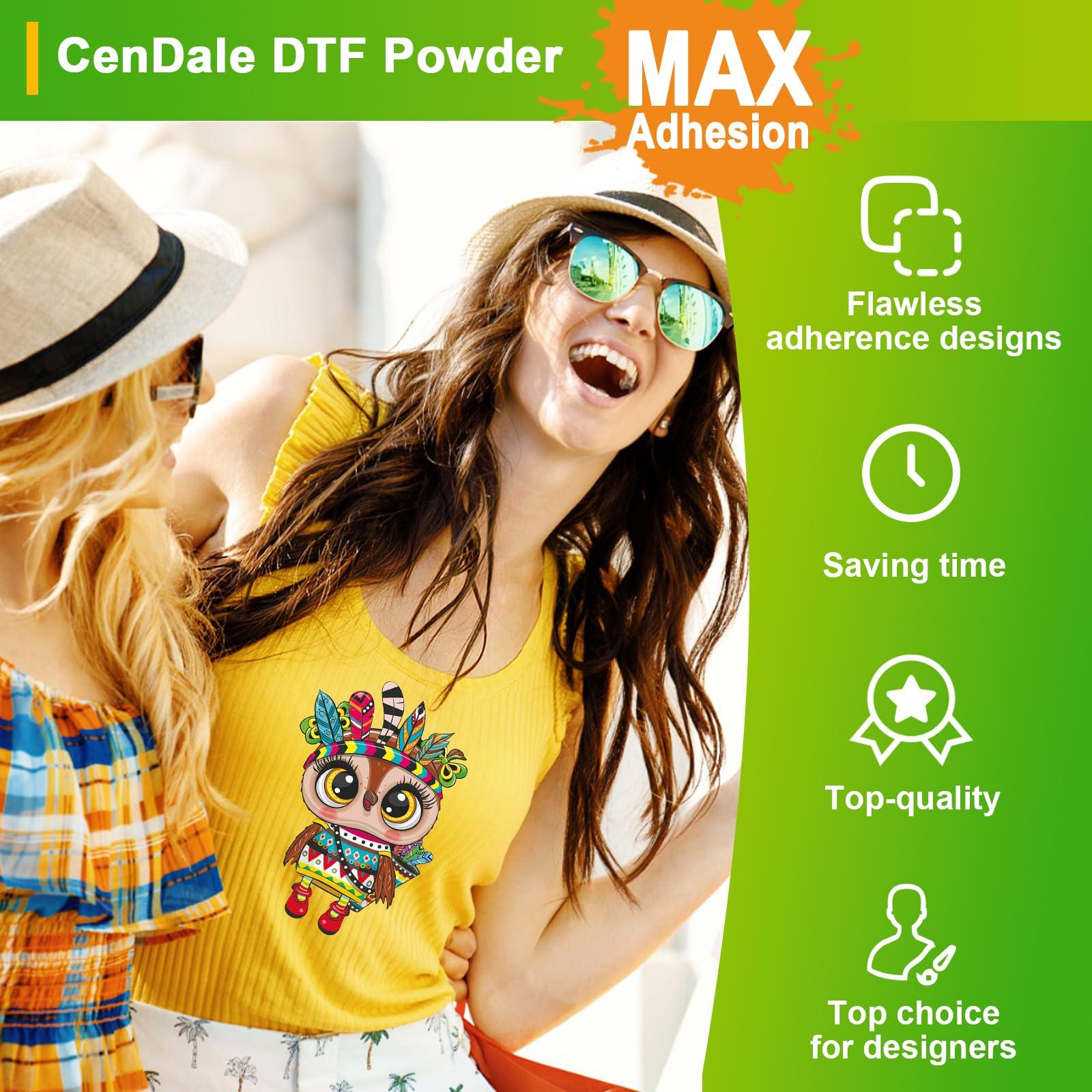 CenDale 1000G White DTF Transfer Powder: Hot Melt Adhesive Digital DTF Powder for Sublimation, Ideal for All Fabrics Including Jeans and Cotton T-Shirts, Compatible with DTF and DTG Printers - Image 5