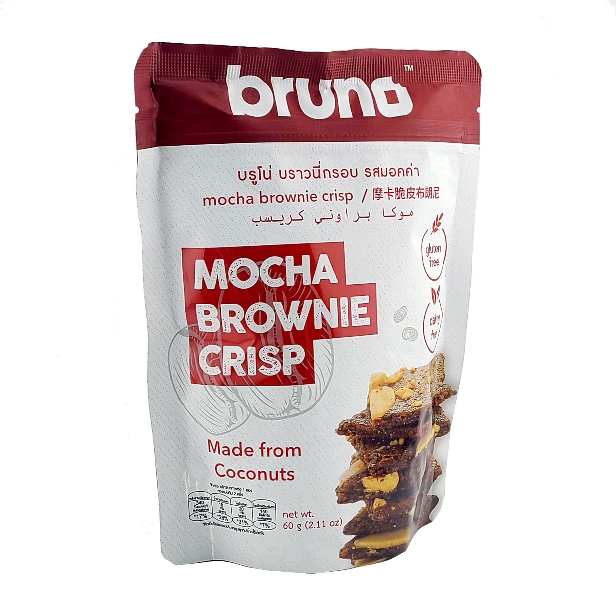 Bruno Mocha Brownie Crisp, Gluten Free and Dairy Free, Coconut Based, 2.11 oz (Pack of 2) - Image 6