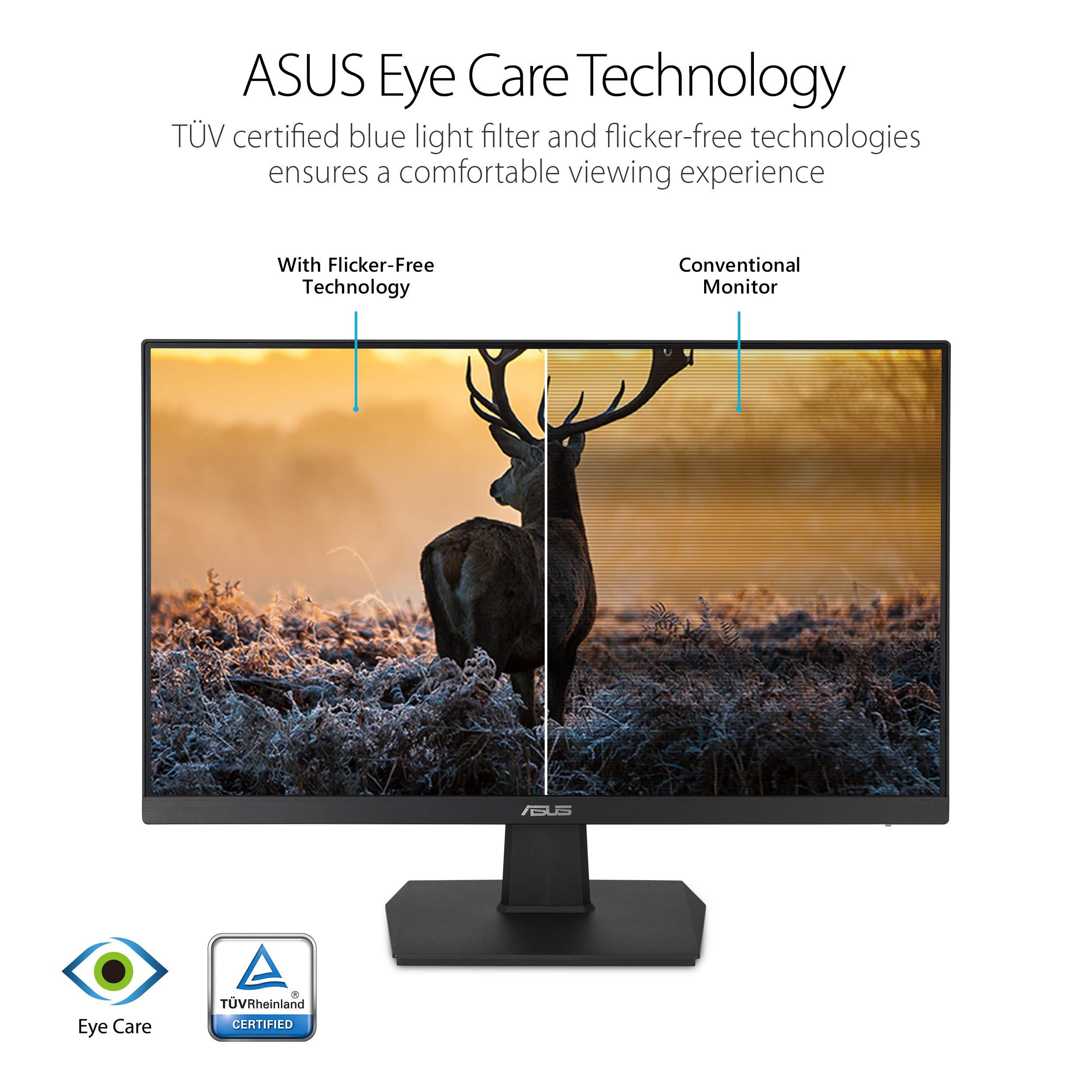 ASUS VA27EHE 27” Eye Care Monitor Full HD (1920 x 1080) IPS 75Hz Adaptive-Sync HDMI D-Sub Frameless,Black - Image 6