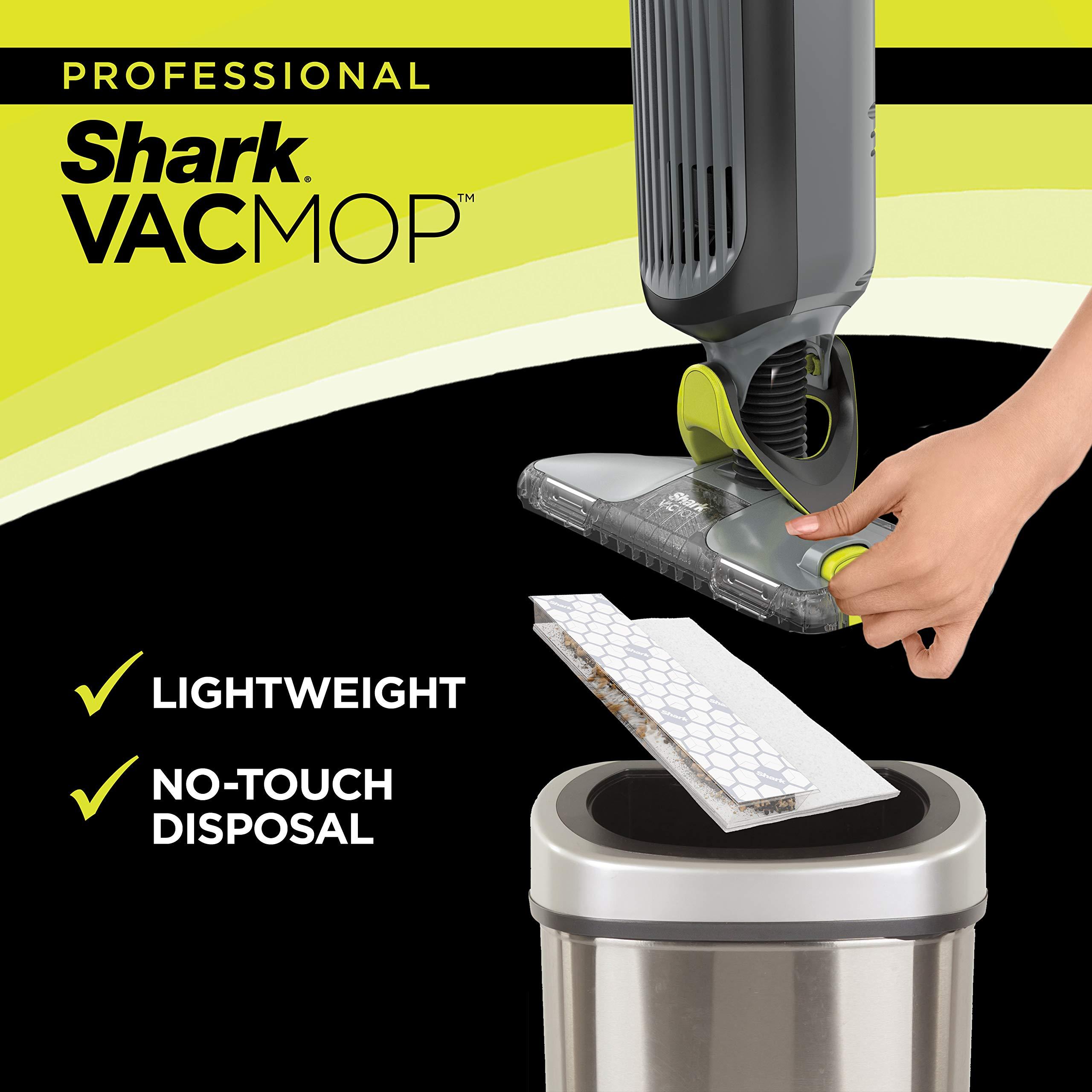 Shark VACMOP Disposable Hard Floor Pad Refills, Compatible with VM252 & VM180, No-touch Disposal, For use on ALL Sealed Floors - Stone, Hardwood, Laminate & Tile, (Pack of 3, 30 Count Total), VMP30 - Image 4