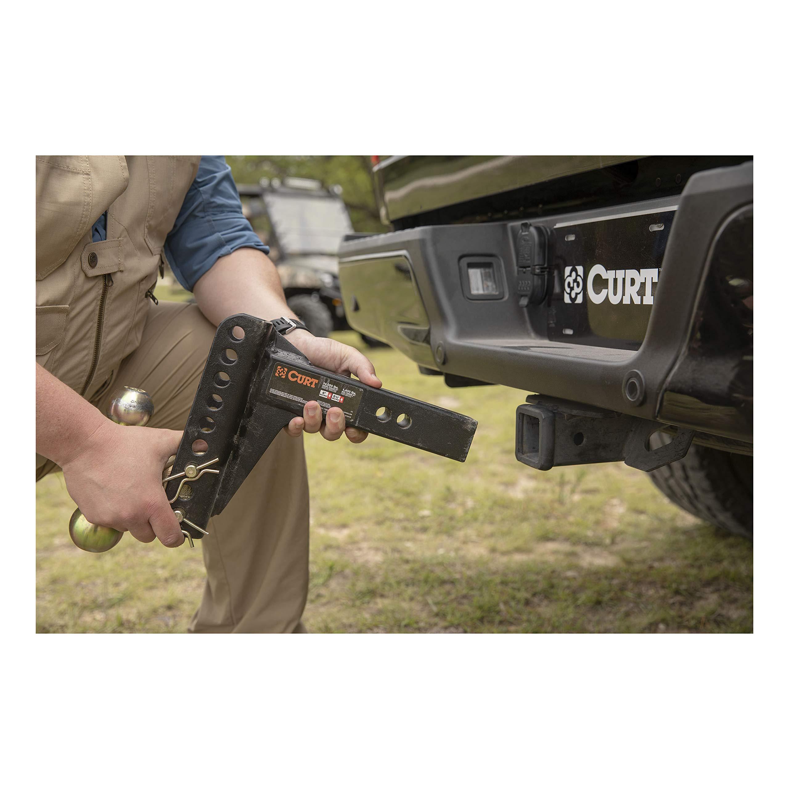 CURT 45910 Replacement Shank for Adjustable Trailer Hitch Ball Mount #45900 or #45907, Fits 2-Inch Receiver - Image 6