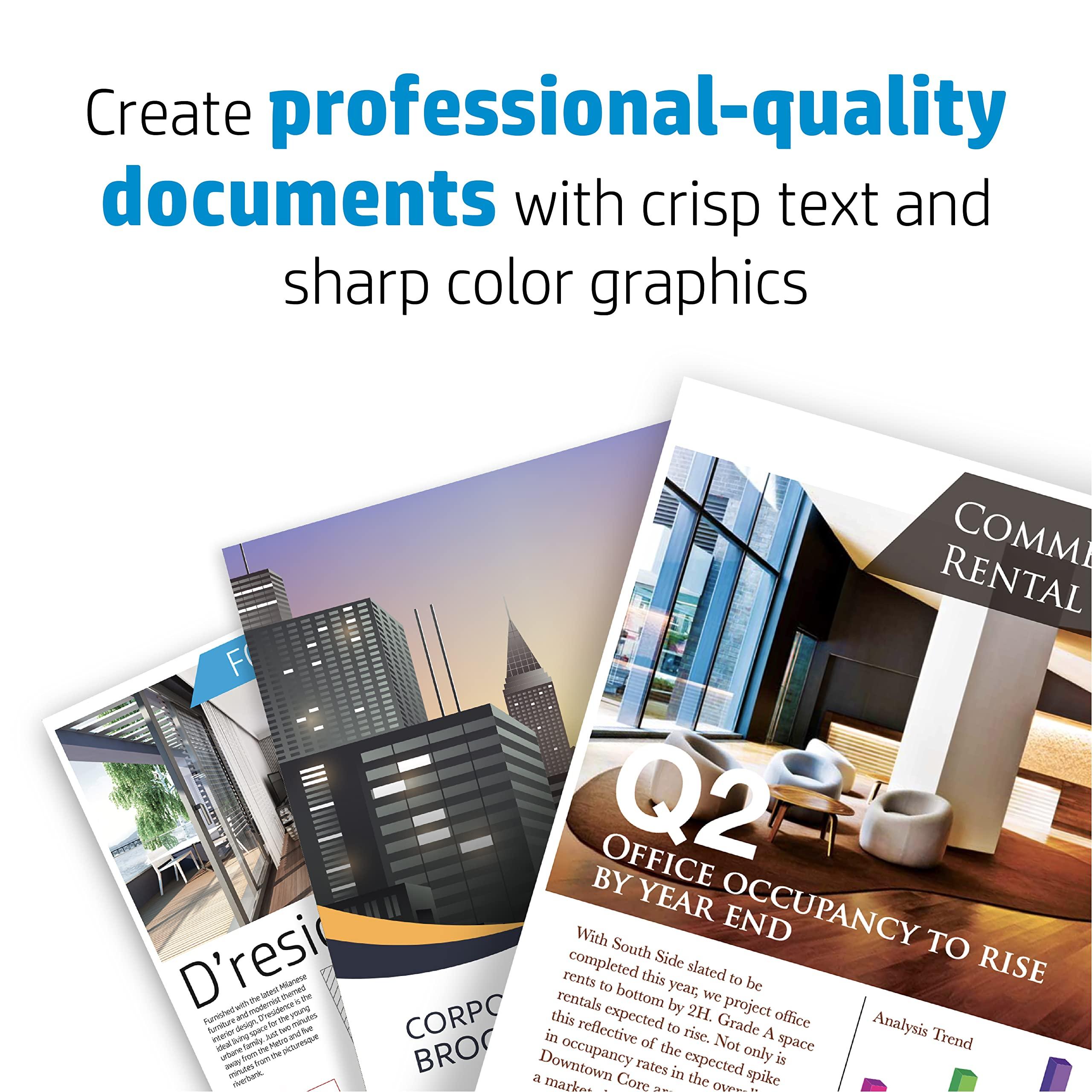HP Everyday Business Paper, Glossy, 8.5x11 in, 32 lb, 150 sheets, works with laser printers (4WN08A) - Image 3