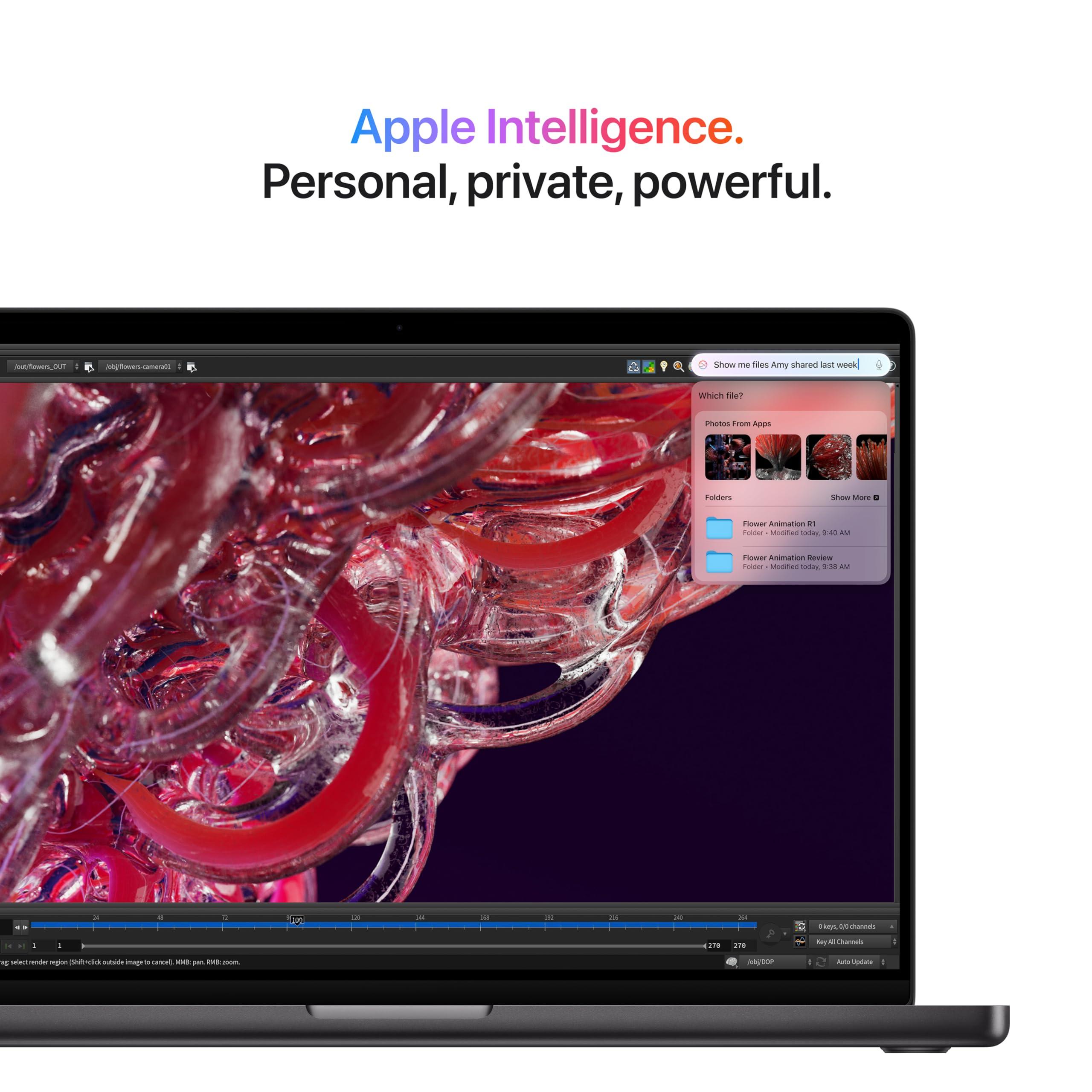 Apple 2024 MacBook Pro Laptop with M4 Pro, 14‑core CPU, 20‑core GPU: Built for Apple Intelligence, 16.2-inch Liquid Retina XDR Display, 24GB Unified Memory, 512GB SSD Storage; Space Black - Image 4
