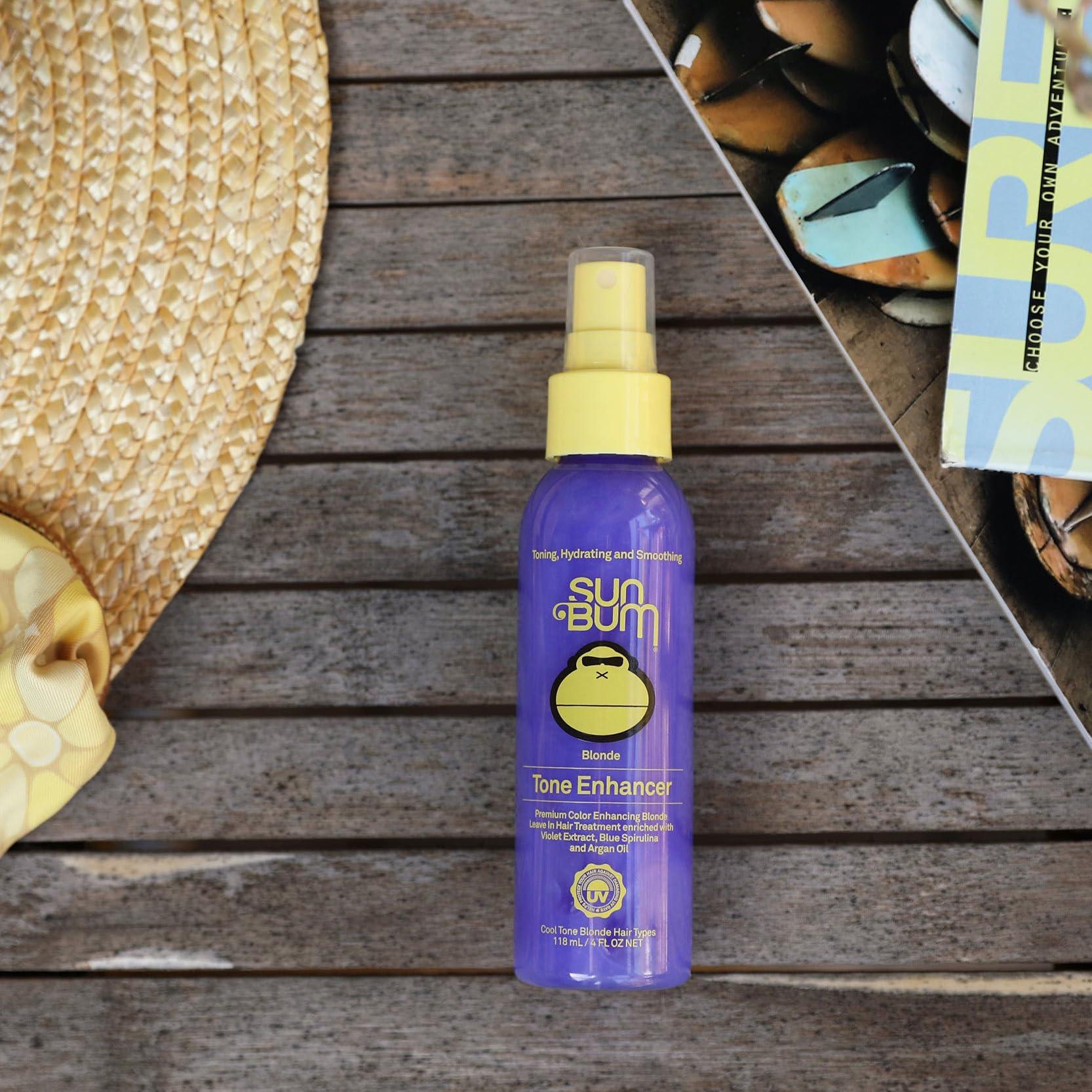 Sun Bum Blonde Tone Enhancer - Neutralizes Brass and Enhances Color and Shine of Blonde Hair - Protecting Toner against UV Rays - Made Without Parabens and Cruelty Free - 4 oz - Image 5