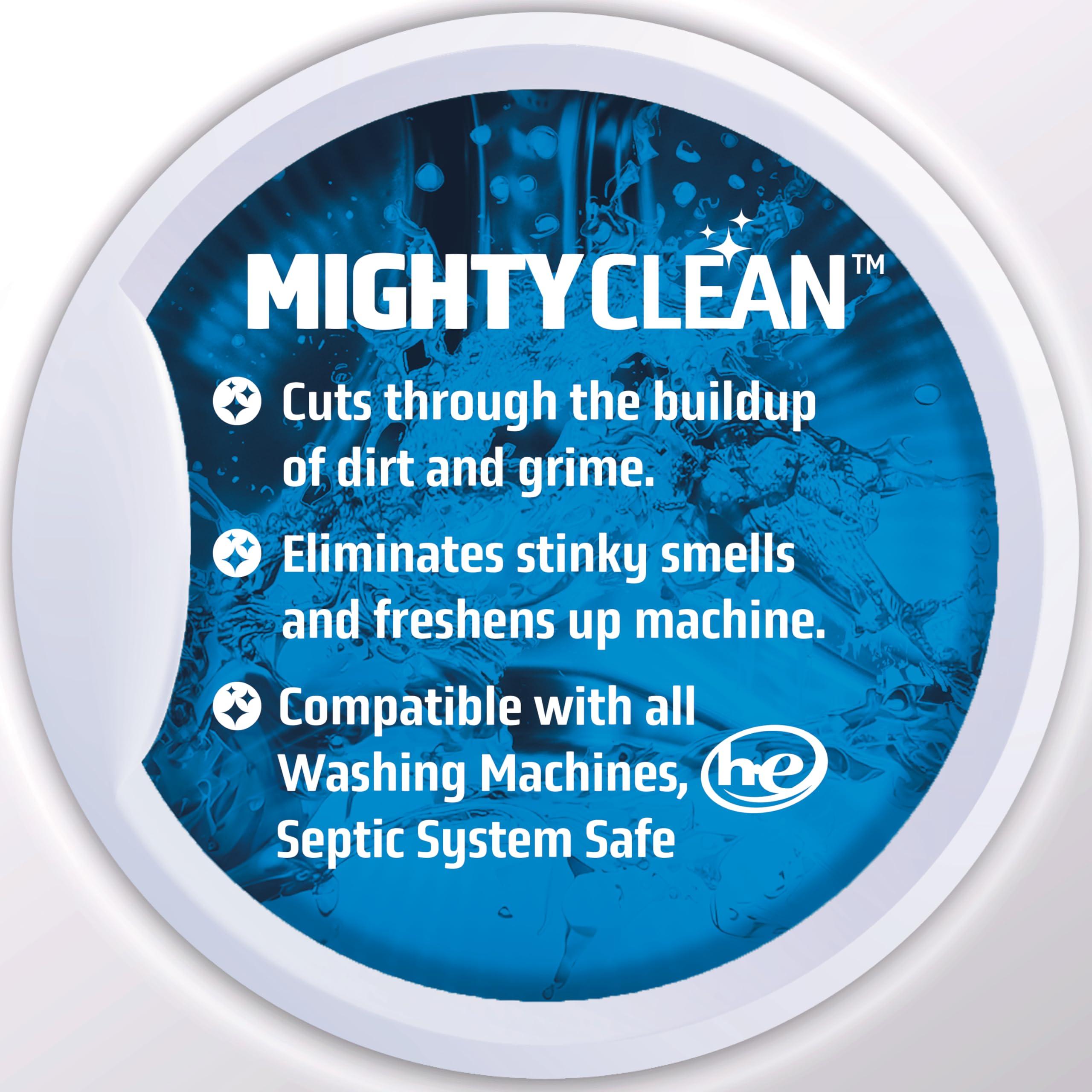 MIGHTY CLEAN Washing Machine Cleaner Tablets 24 Pack - 1 Year Supply, Septic Safe Washing Machine Cleaning Tablets, Washer Cleaner Tablet, Works with All Washers Including HE - Image 4
