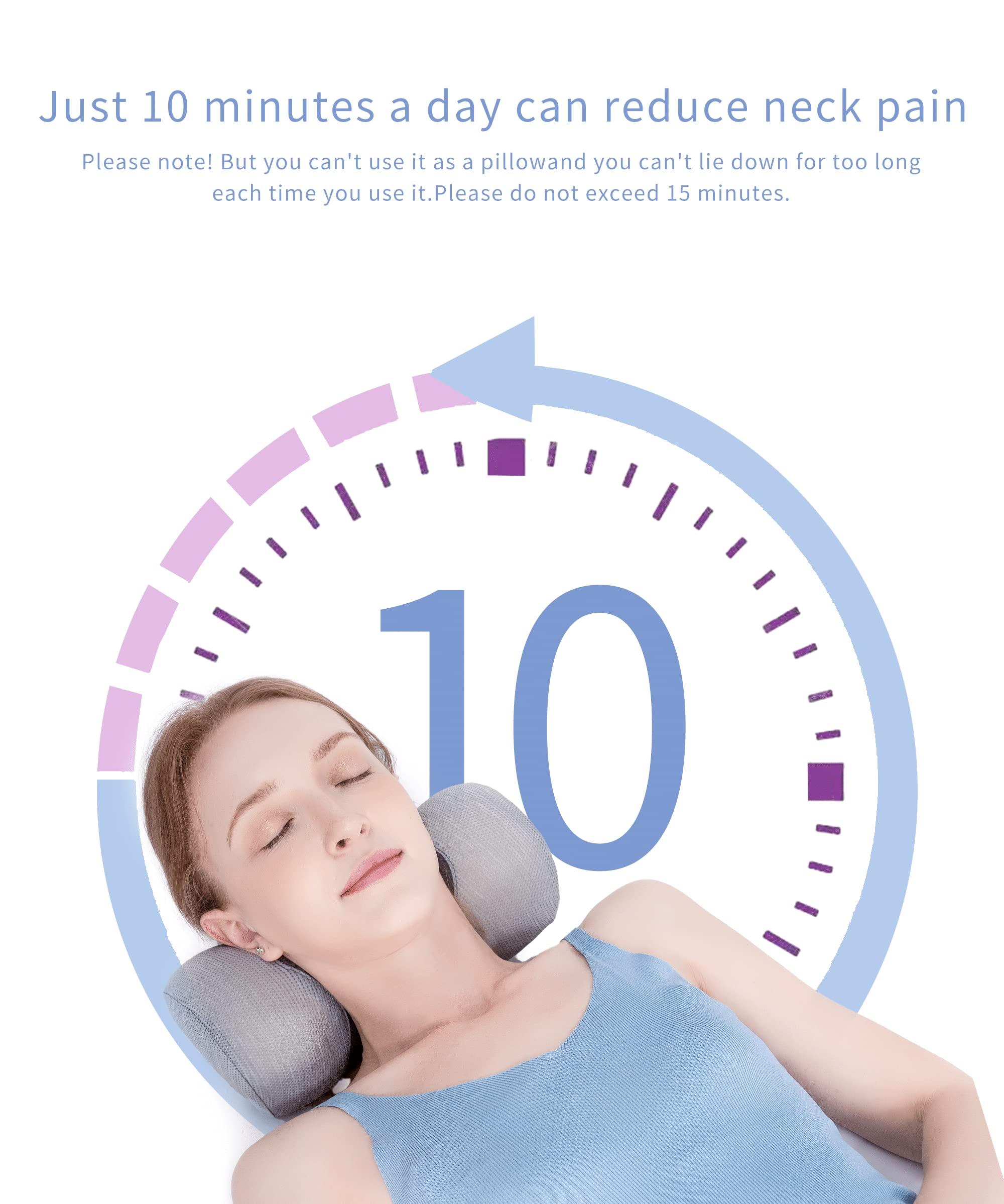 Bespilow Small Neck Roll Pillow,Say Goodbye to Neck Pain, Cervical Memory Foam Pillow for Tension Muscle Relief, Contour Support, Shoulder Pain Relaxer with Breathable Pillowcase, Odorless - Image 5