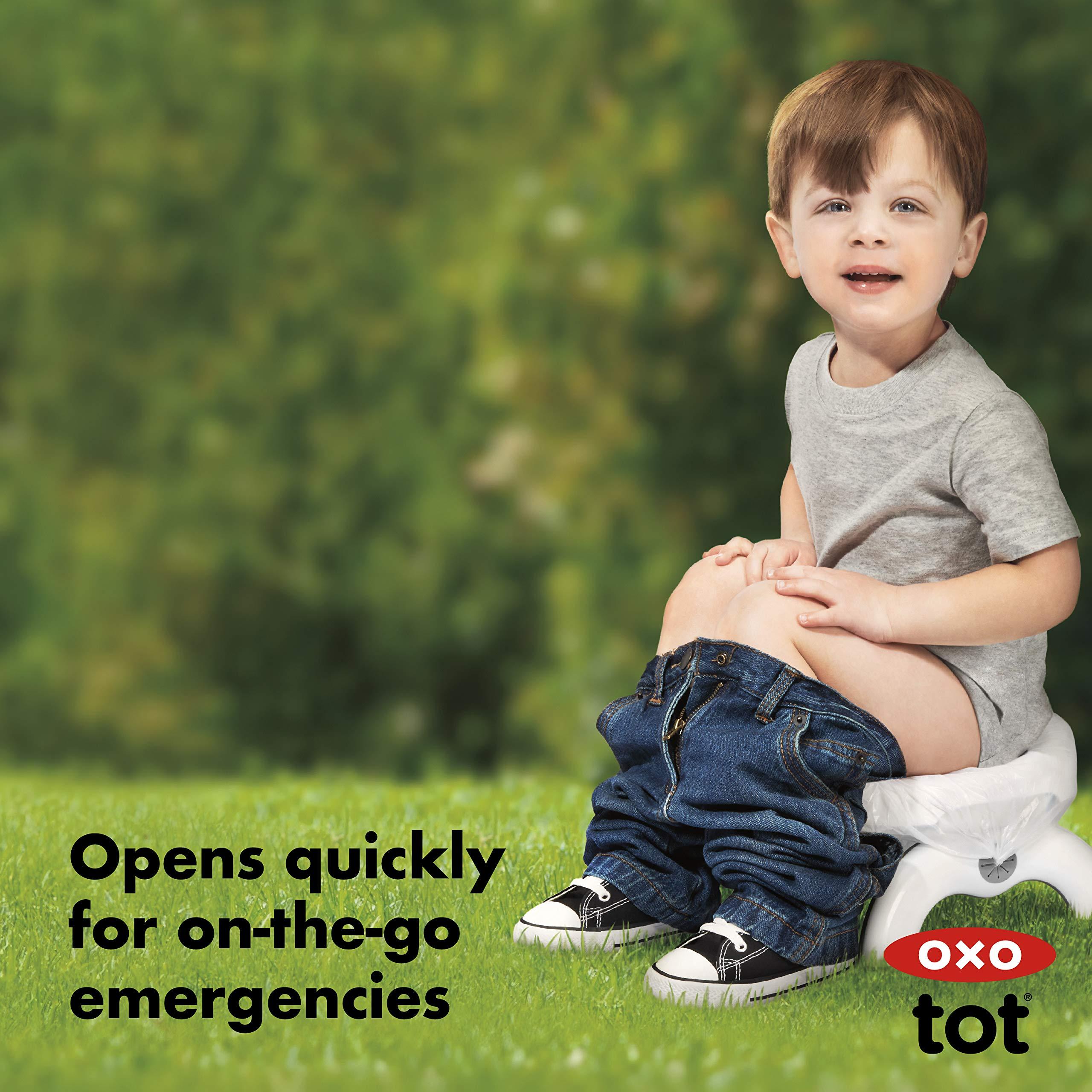 OXO Tot 2-in-1 Go Potty - Gray, 1 Count (Pack of 1) - Image 6