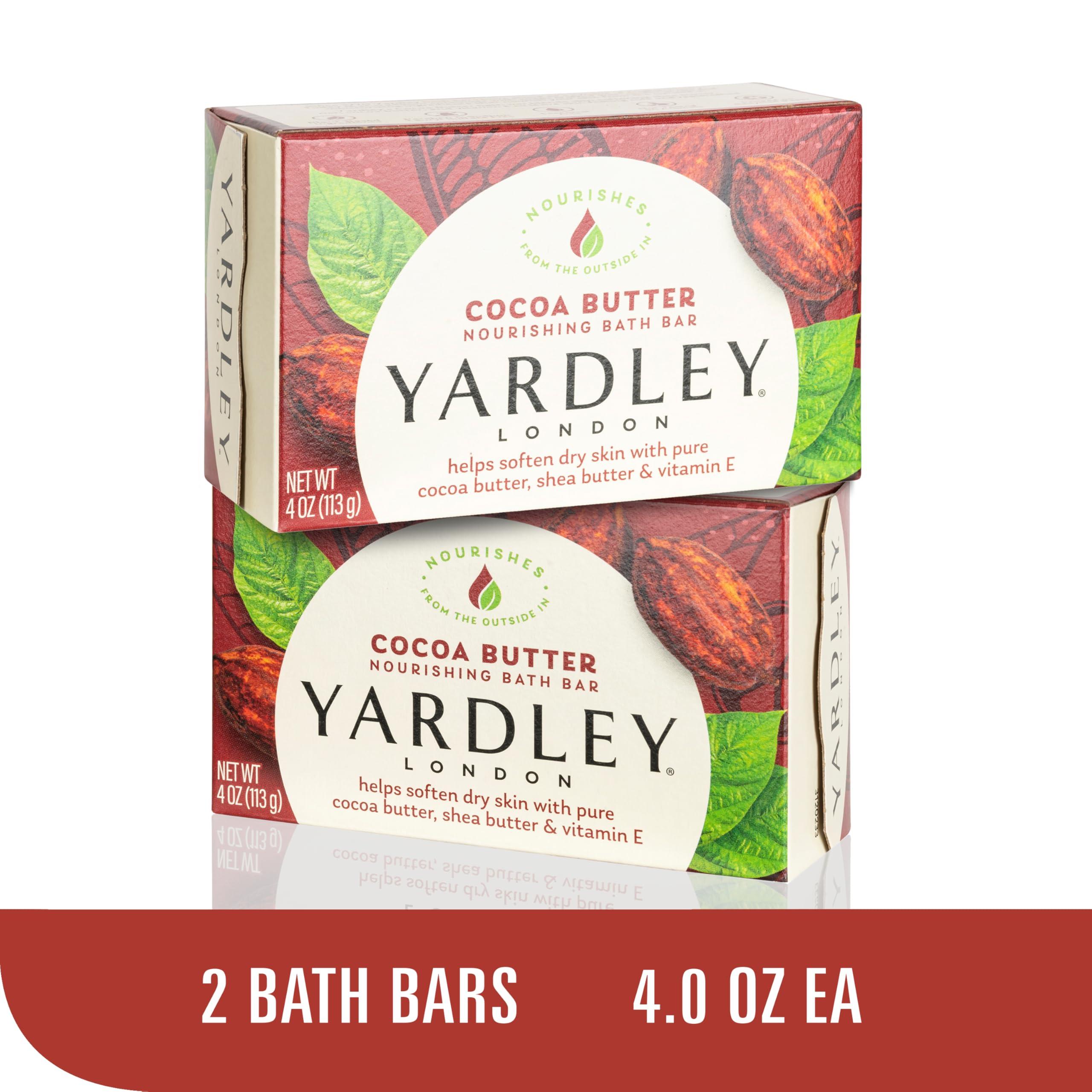 Yardley London Soap Bath Bar Bundle - 10 Bars: English Lavender, Oatmeal and Almond, Aloe and Avocado, Cocoa Butter, Lemon Verbena 4 Ounce Bars (Pack of 10, Two of each) - Image 2