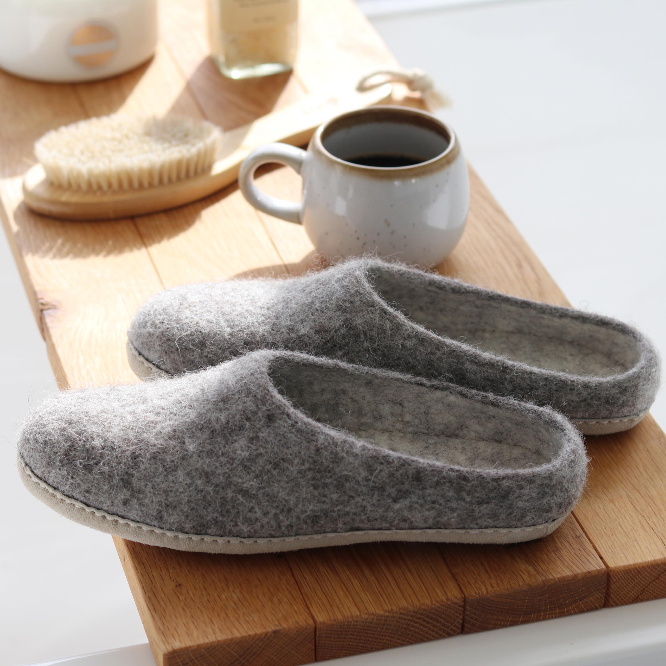 Nootkas Women's Felted Merino Wool 'Astoria' Mule House Slipper - Image 2